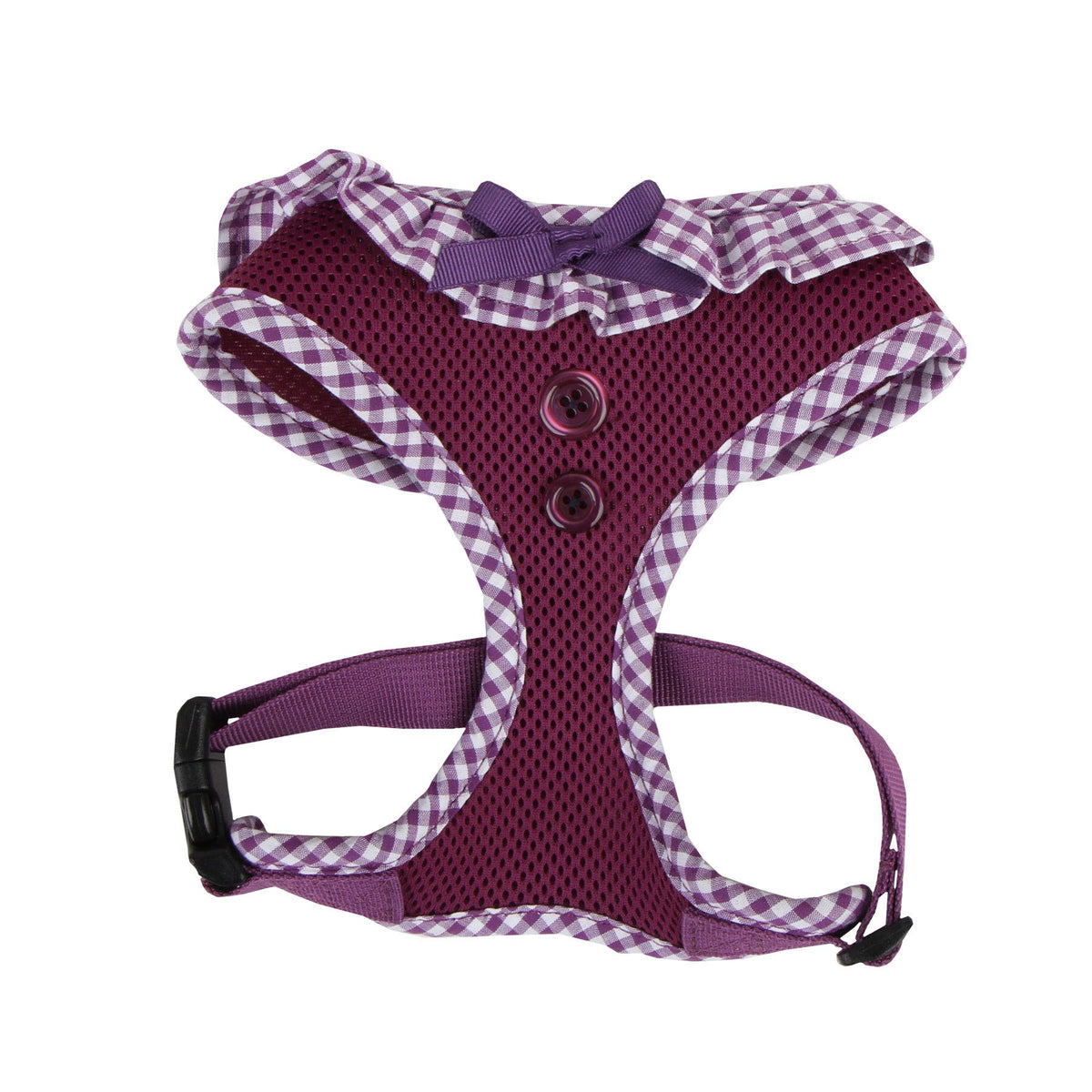 Authentic Puppia Vivien Harness, Purple, Large