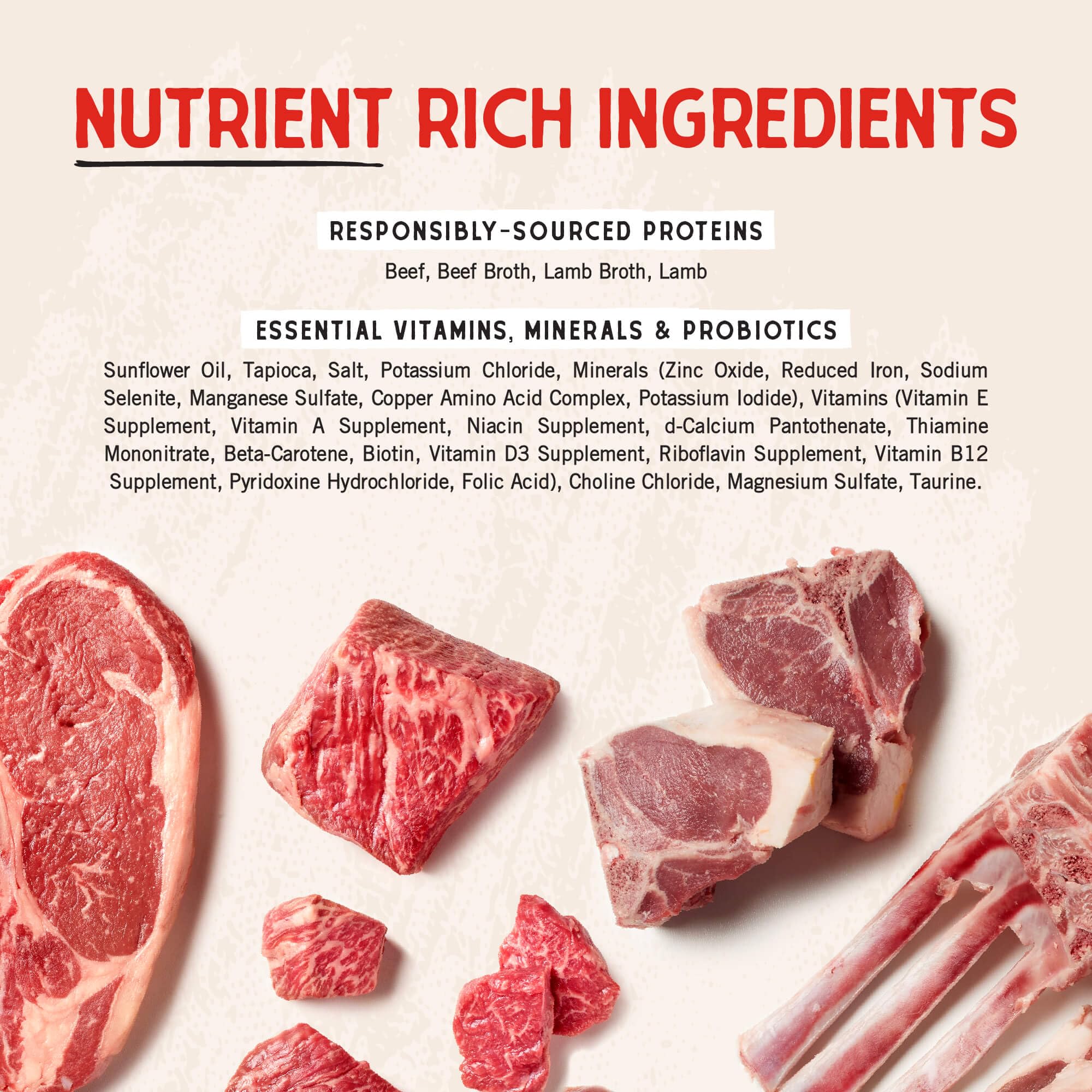 Stella & Chewys Stellas Shredrs Grass Fed Beef & Lamb Recipe in Broth, 2.8 oz Pouches (Pack of 24)
