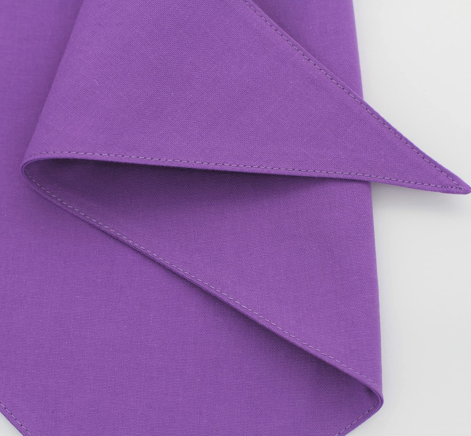 Eechicspace 2 Pack Purple Cotton Plain Dog Bandanas For Small Dogs