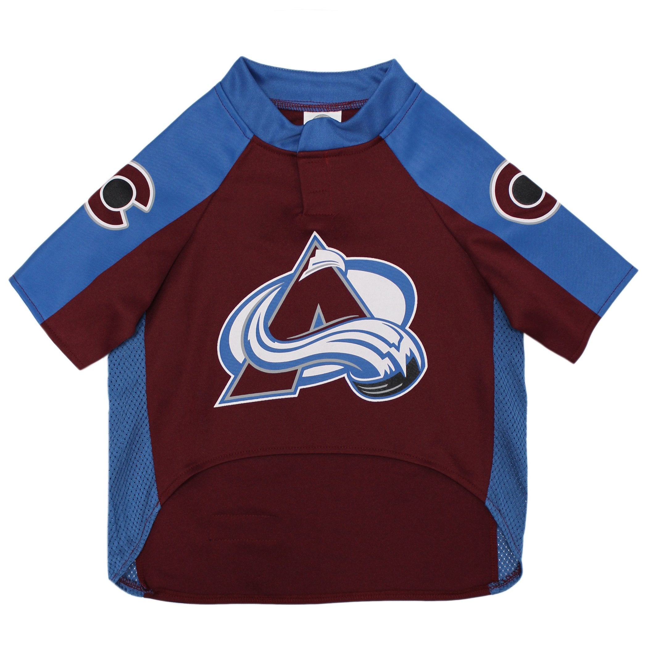 Pets First NHL Colorado Avalanche Jersey for Dogs & Cats, Small. - Let Your Pet Be A Real NHL Fan!