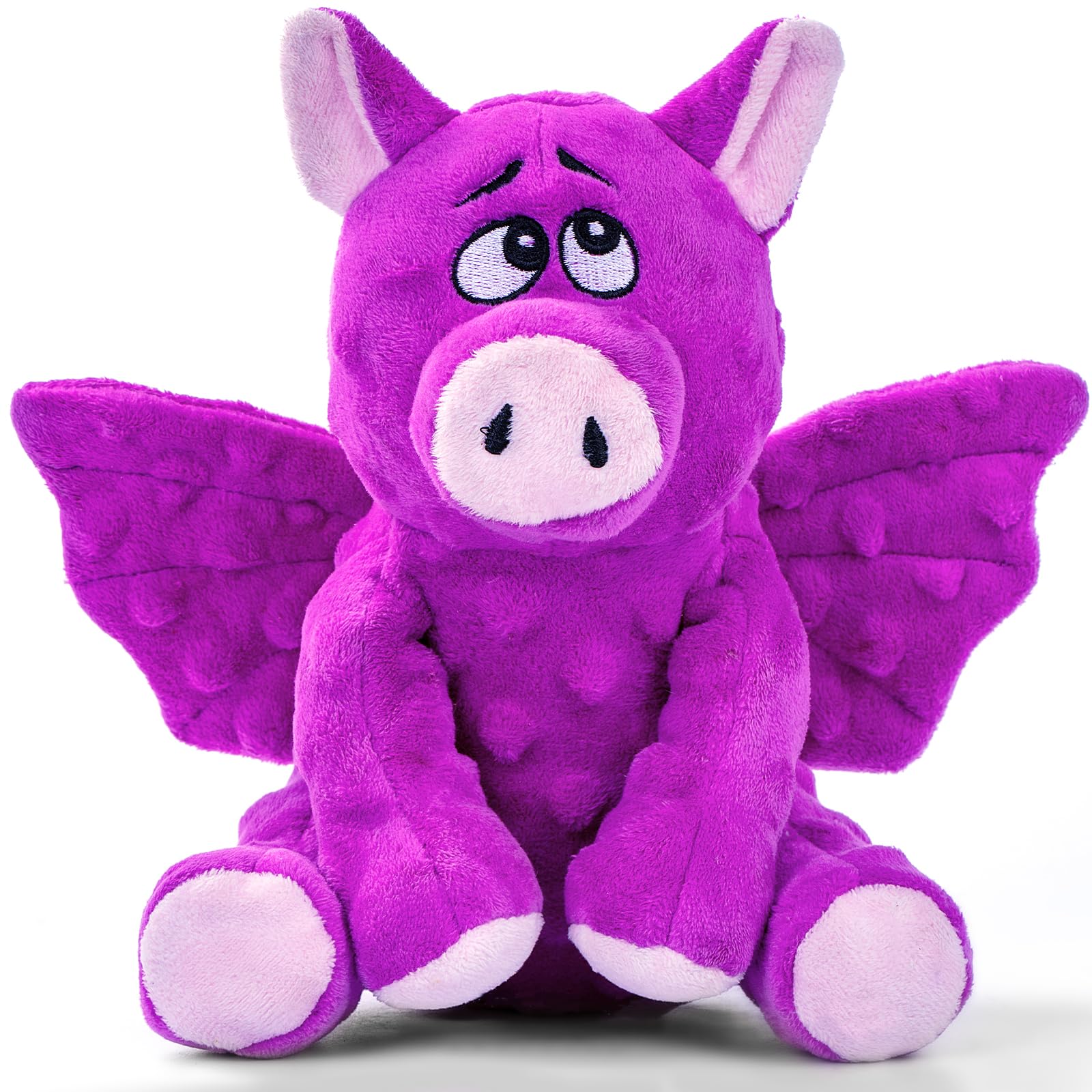 Large Squeaky Dog Toys, Plush Dog Toys With Crinkle Paper To Keep Them Busy, Stuffed Tough Chew Toys For Small Medium And Large 