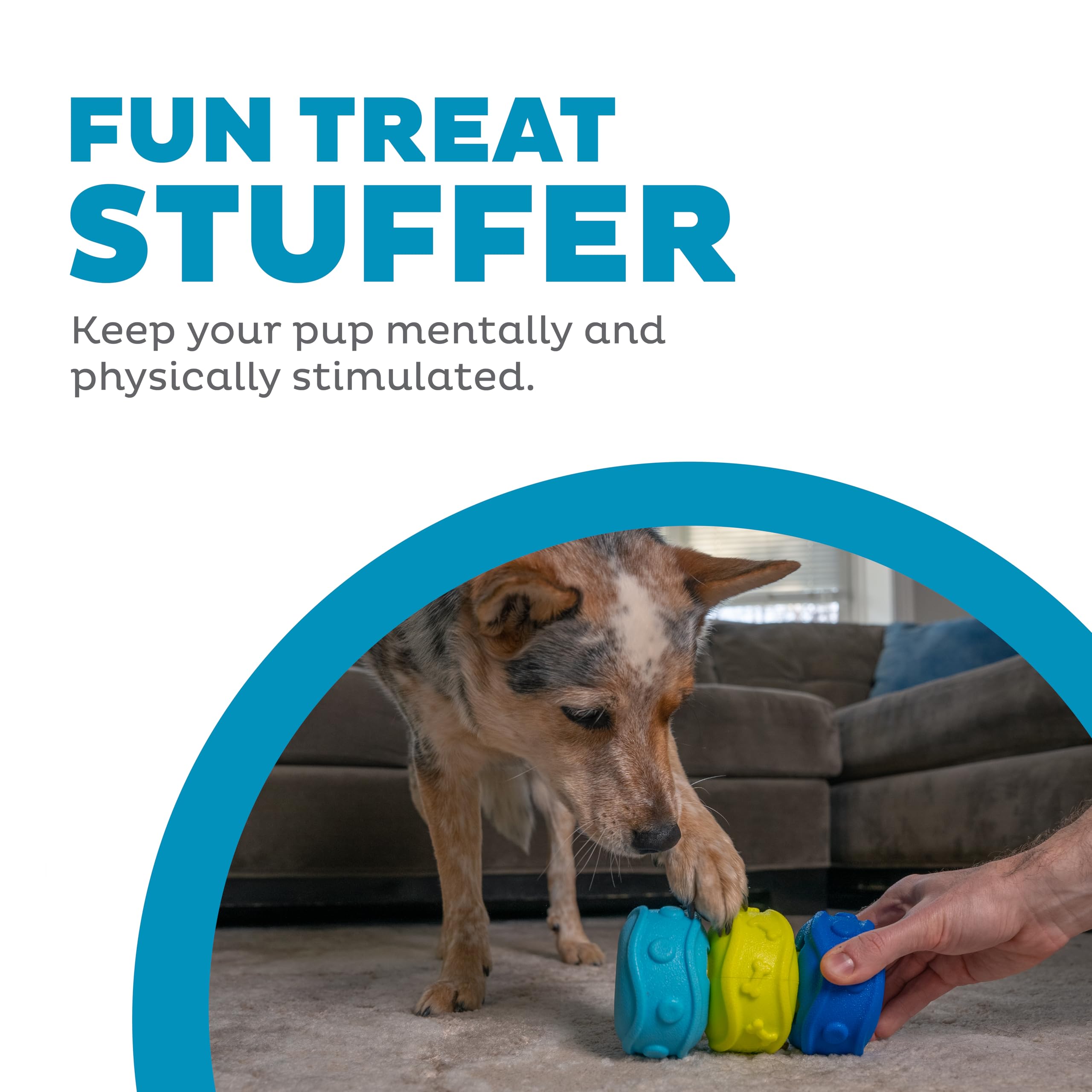 Outward Hound Treat Locking Discs Dog Treat Dispenser Puzzle Toy