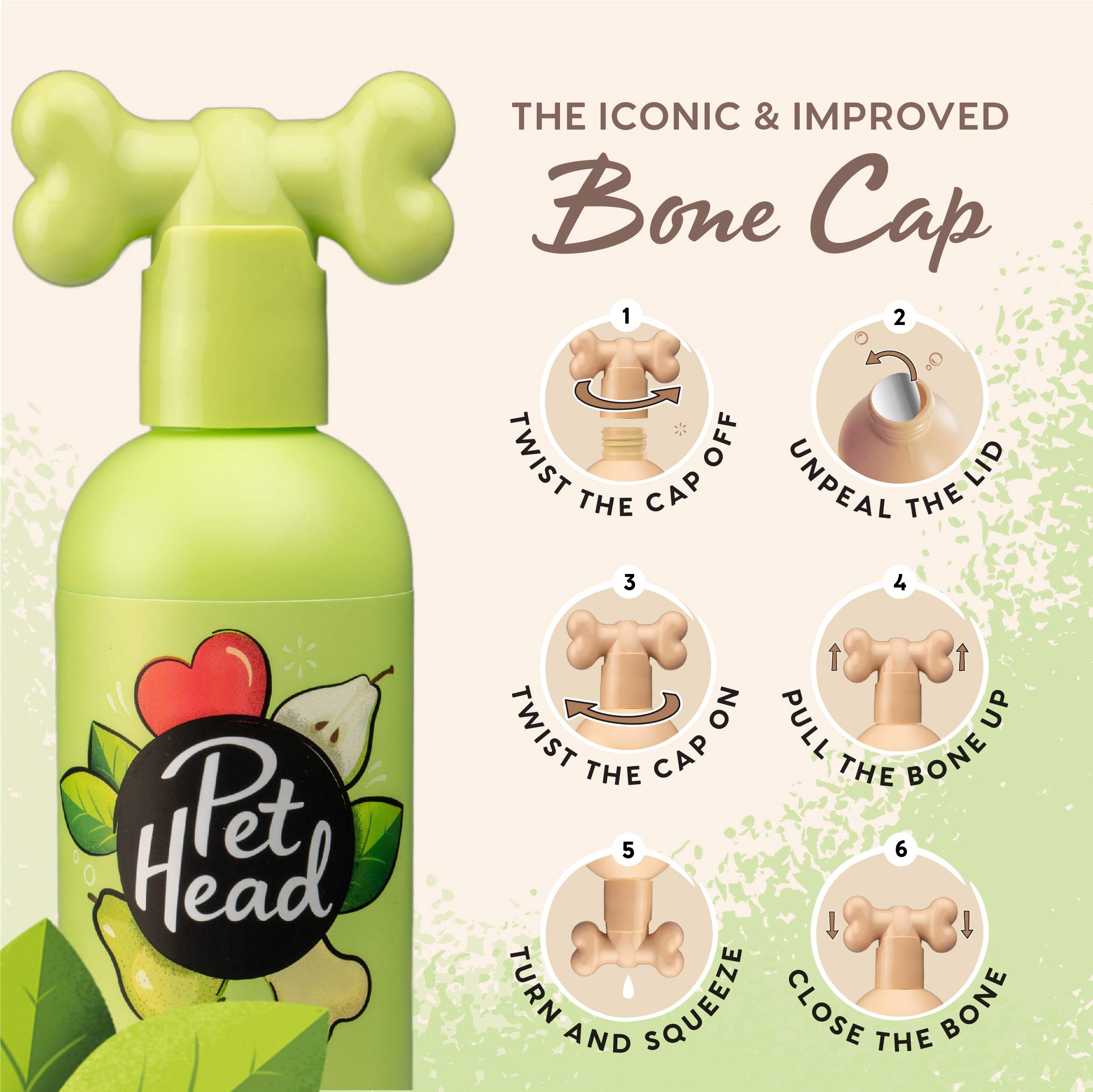 Pet Head Mucky Pup Puppy Shampoo | Pear Scent | Shampoo For Puppies From 8 Weeks | Professional Grooming | Vegan Dog Shampoo | Gentle Formula For Puppies | Made In Usa | 16 Fl. Oz.