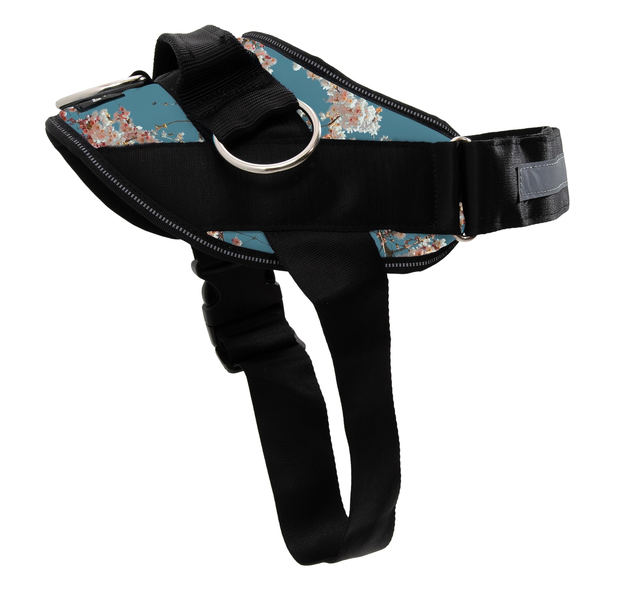 Shawnco Essential Dog Harness, No-Pull Pet Vest With 3 Leash Clips, No Choke, Reflective, Adjustable And Padded, For Easy Walking And Training For Small, Medium And Large Dogs (Freckle'S Garden, M)