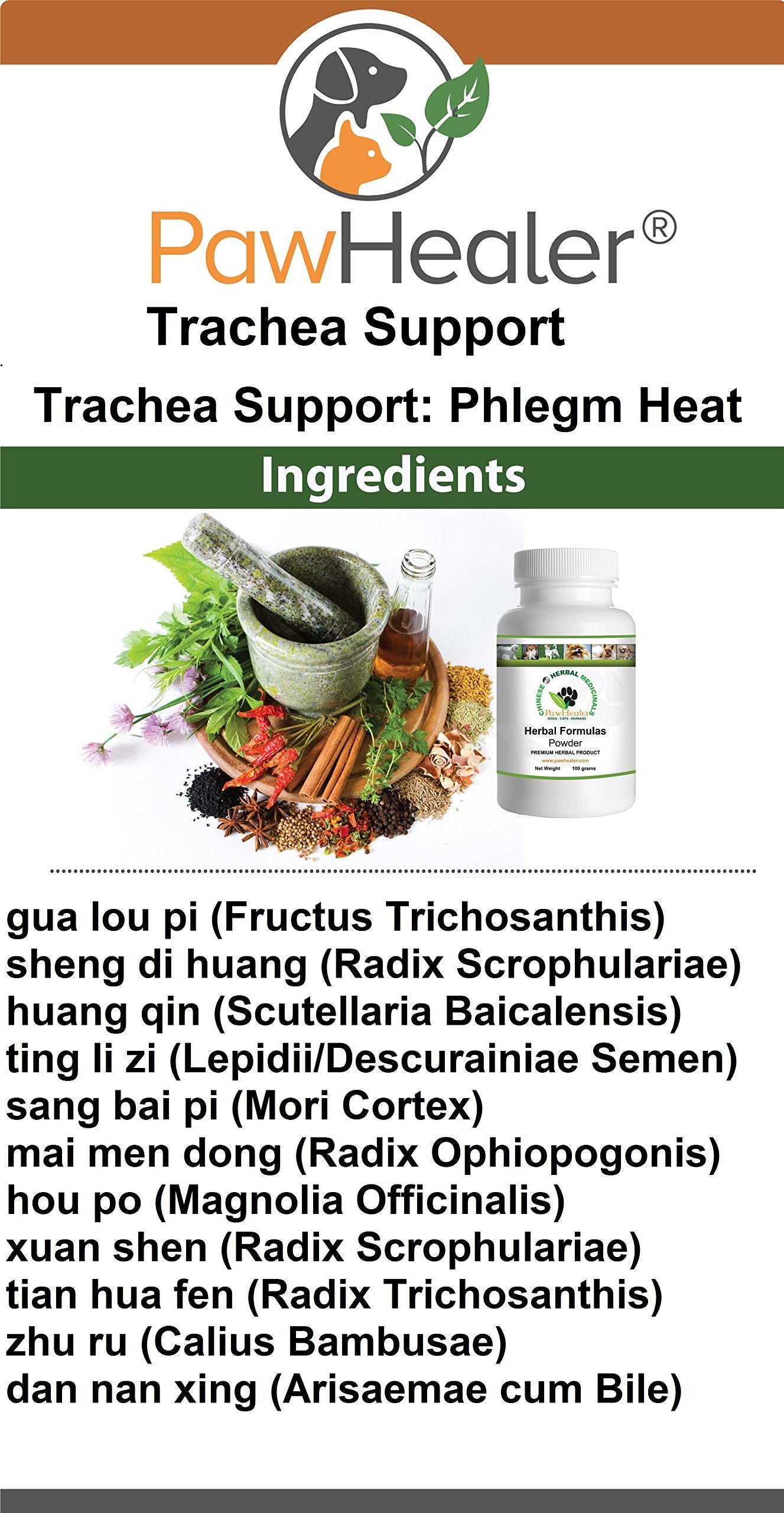 Trachea Soother Syrup BUNDLE with Trachea Support: Phlegm Heat - Natural Herbal Remedy for Symptoms of Collapsed Trachea for Dog