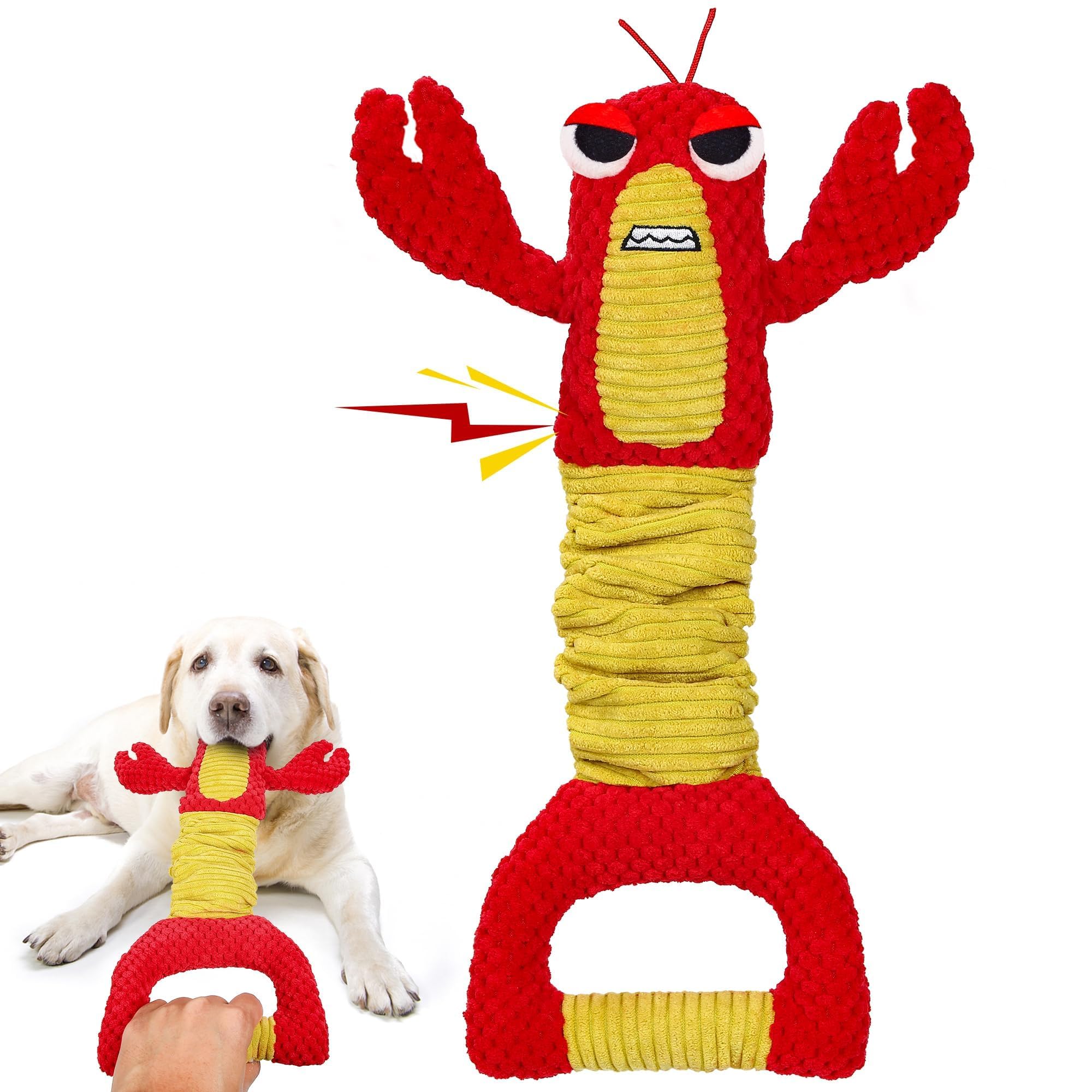 Iokheira Dog Toys For Aggressive Chewers-Dog Toys For Large Dogs, Tough Durable Indestructible Dog Toys, Big Dog Chew Toys And L