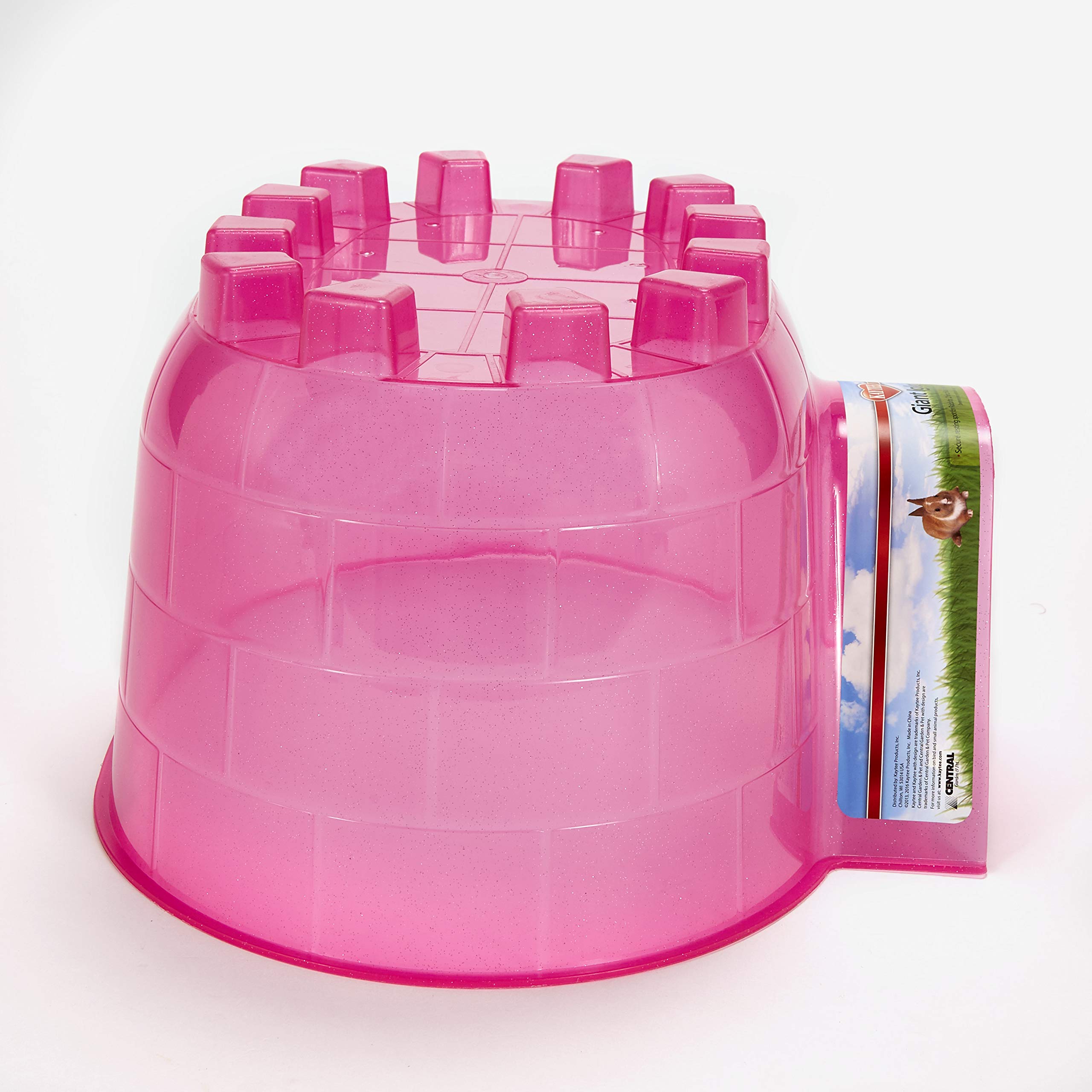 Kaytee Igloo Habitat Hideout For Pet Rabbits, Ferrets, Guinea Pigs, and Other Small Animals, Giant
