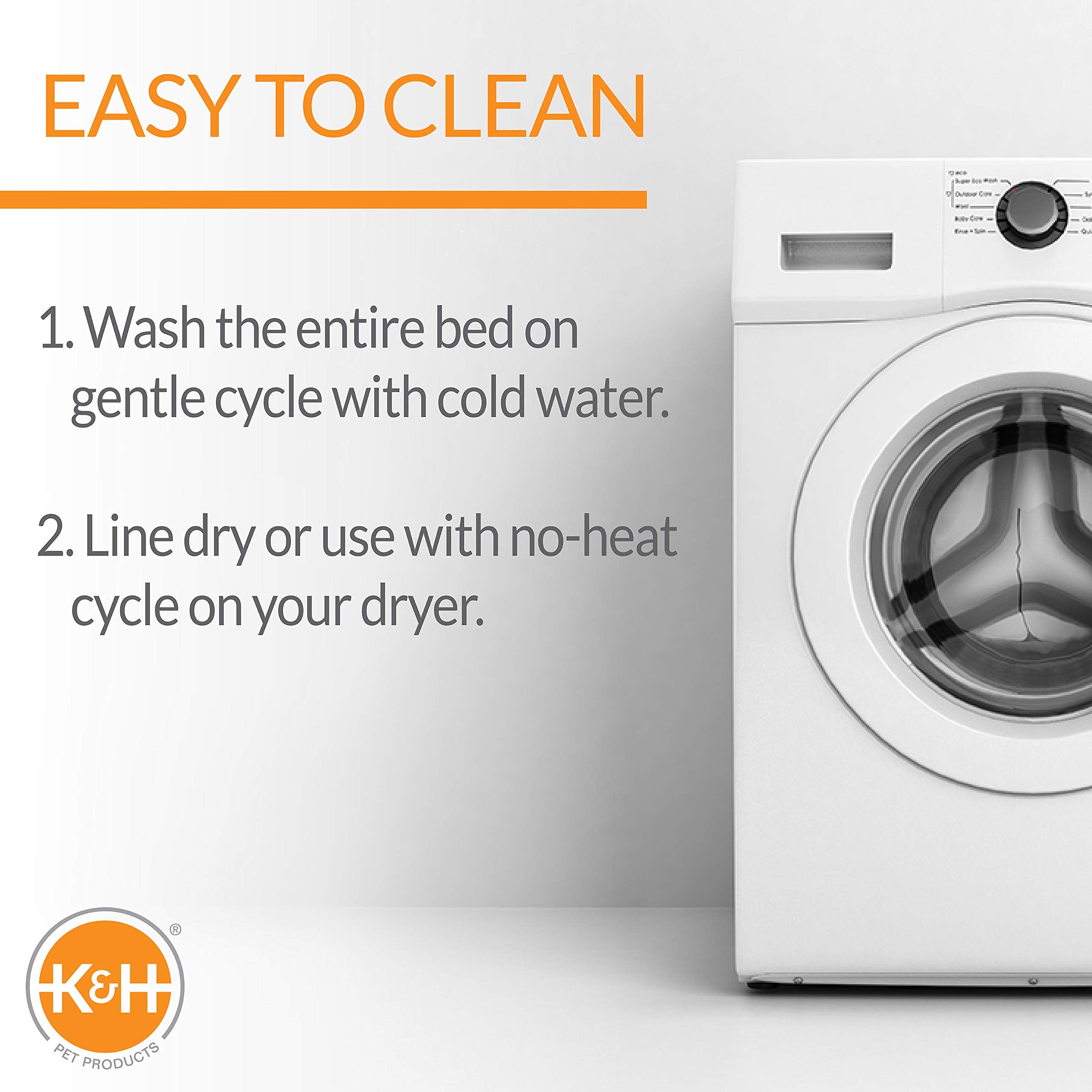 K&H Pet Products Self-Warming Cat Bed Pad, Self-Heating Thermal Cat And Dog Bed Mat, Cat Warmer Mat For Feral And Indoor Cats, Gray/ Black 21 X 17 Inches