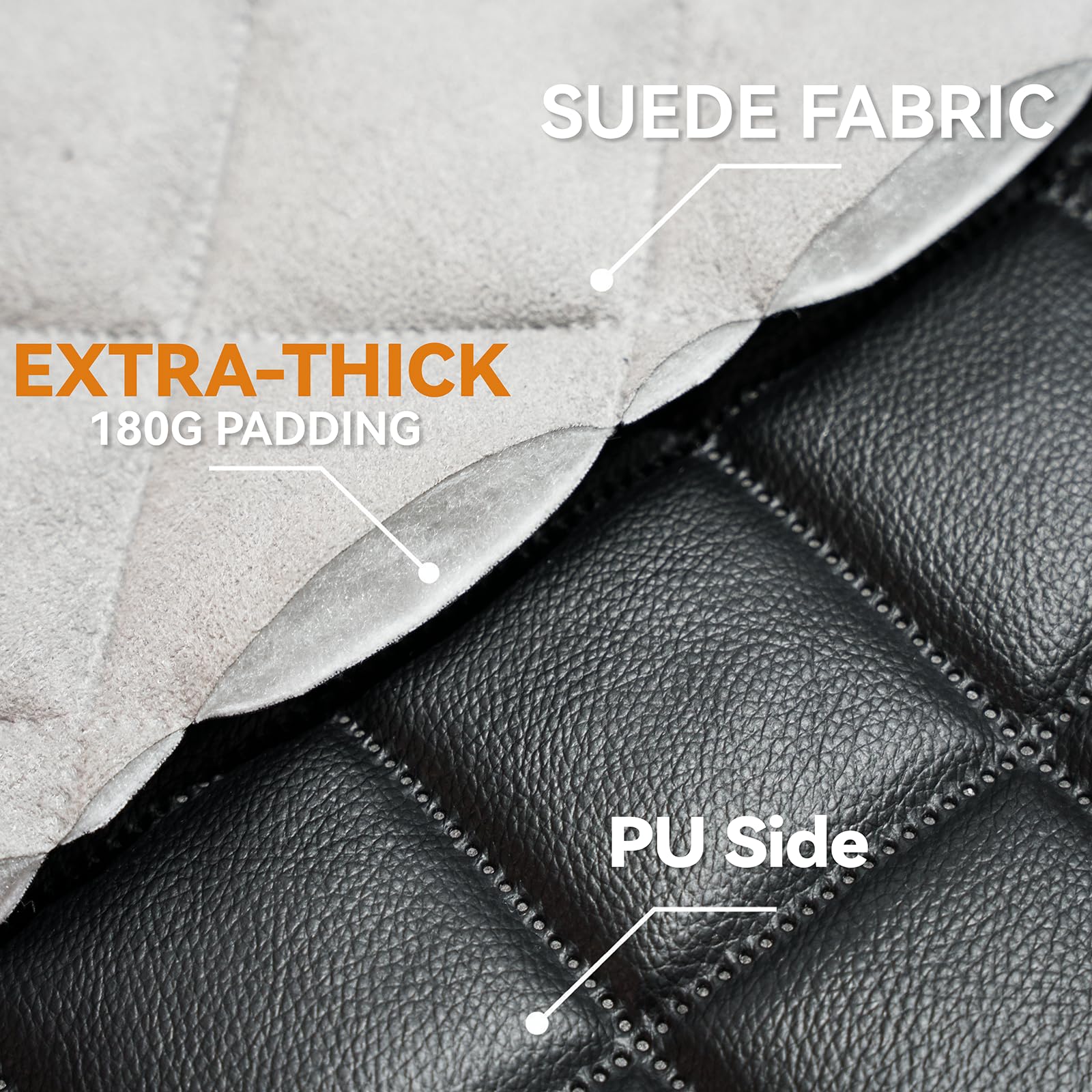 Kritterkorner Waterproof Car Front Seat Cover For Dogs, Heavy-Duty Pu Leather Car Seat Protector For Pets & Kids,Nonslip Scratch