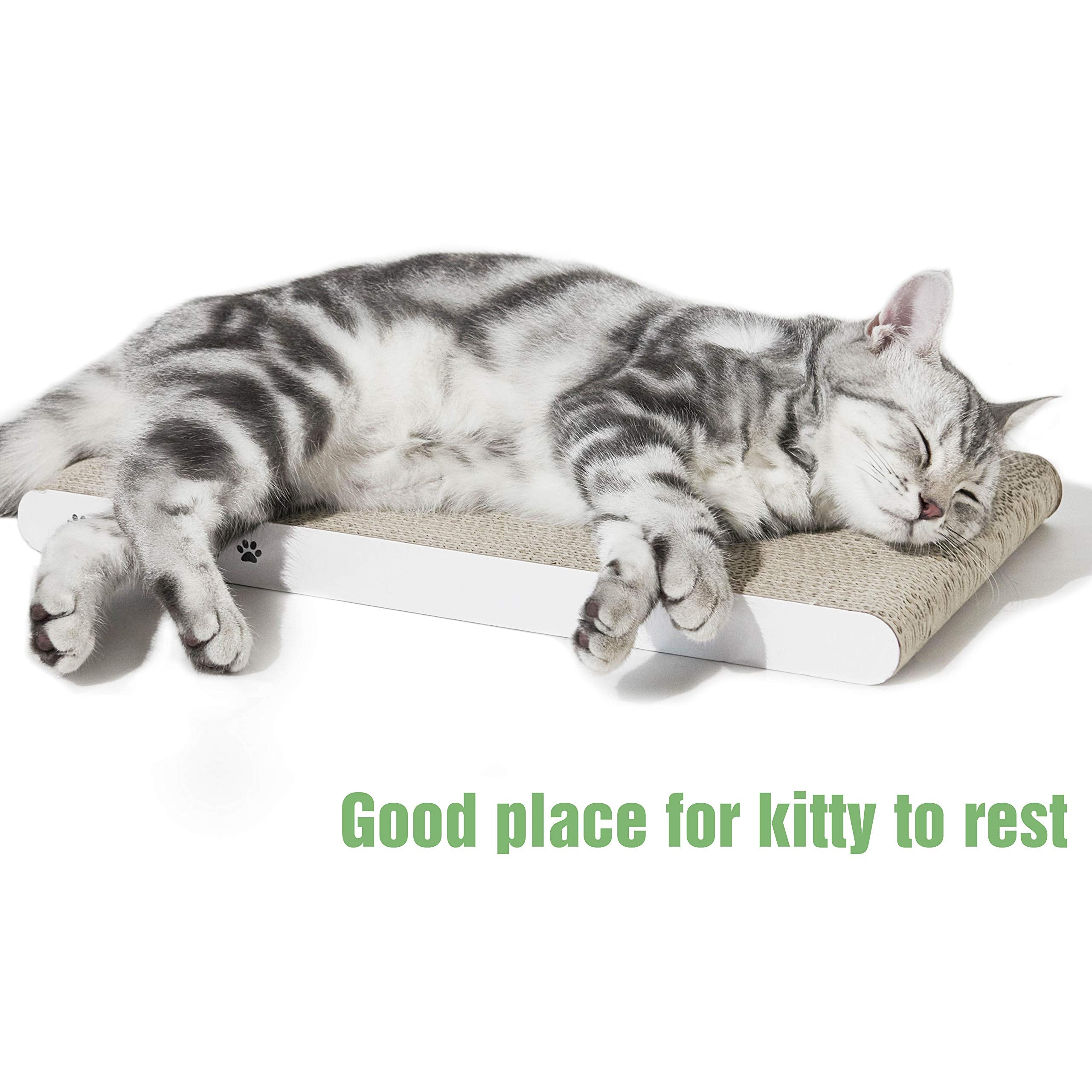 Coching Cat Scratcher Cardboard Cat Scratch Pad With Premium Scratch Textures Design Durable Cat Scratching Pad Reversible