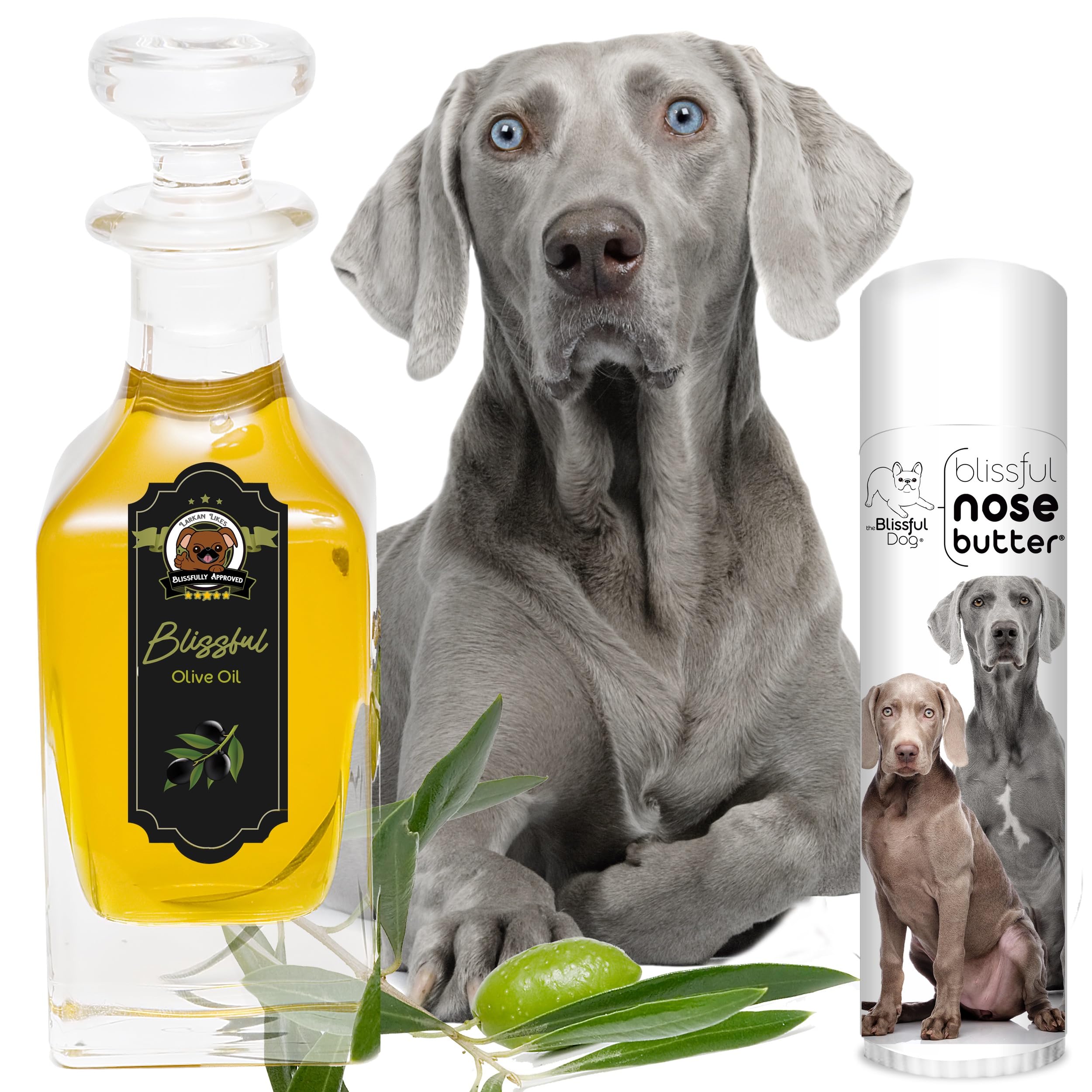 The Blissful Dog Weimaraner Unscented Nose Butter - Dog Nose Butter, 0.50 Ounce