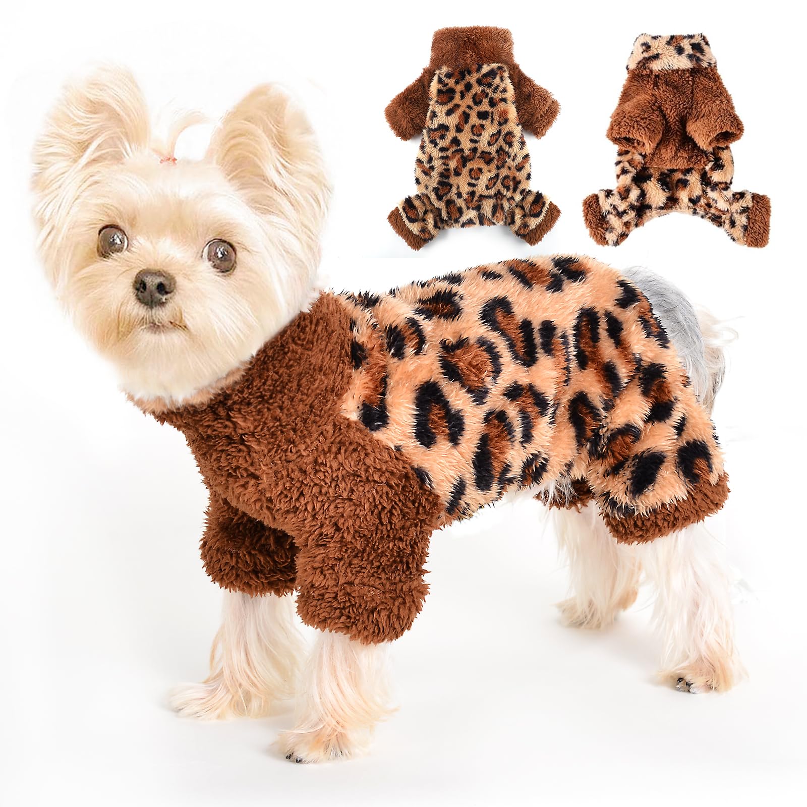 Dog Clothes Spring Dog Pajamas for Small Dogs Girl Boy XXS Pet Clothes for Chihuahua Yorkie Teacup Dog Sweaters Onesie Pet Jumps