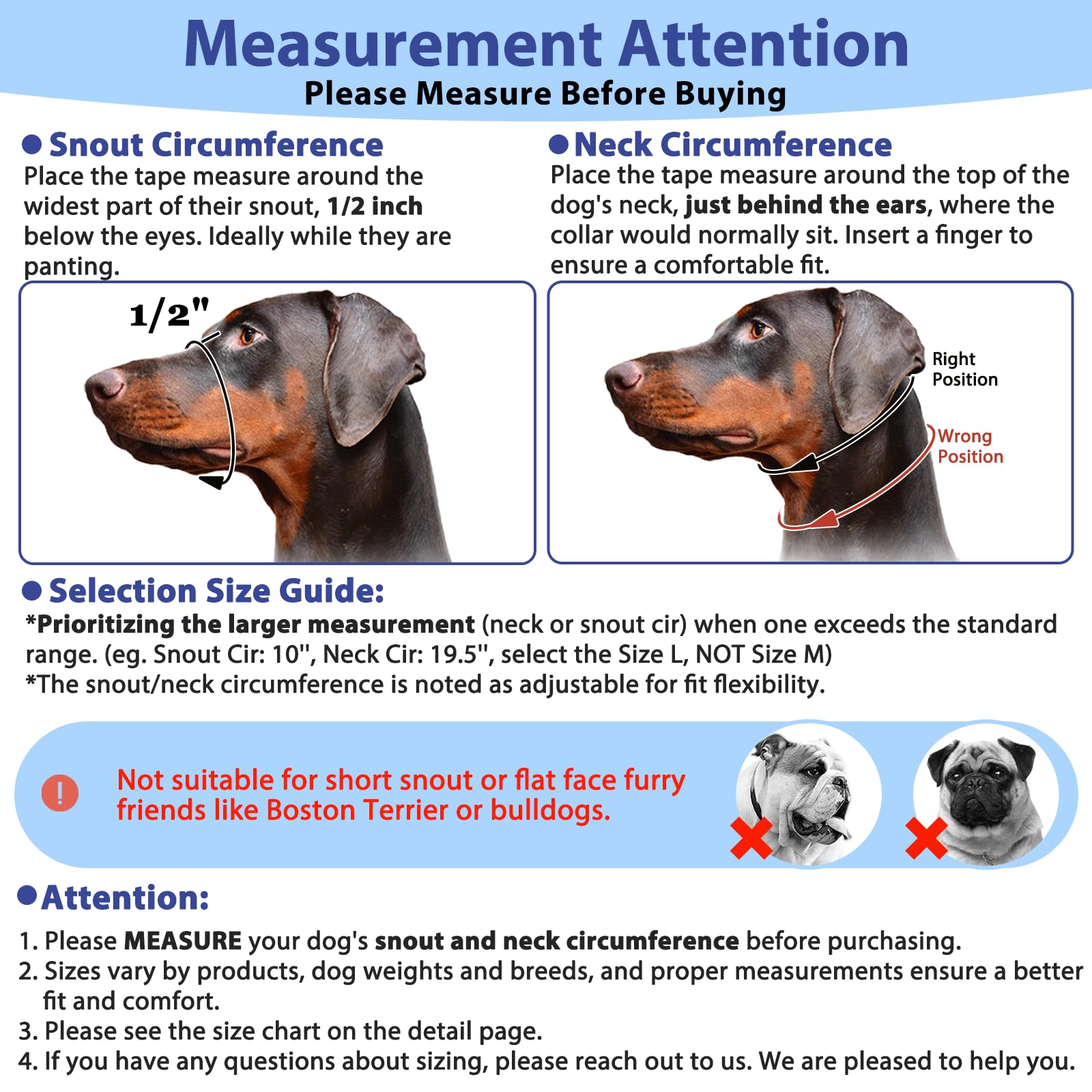 Barkless Soft Dog Head Collar, Patented Padded No Pull Head Halter, Training Nose Leash With Safety Link For Medium Large Dogs,