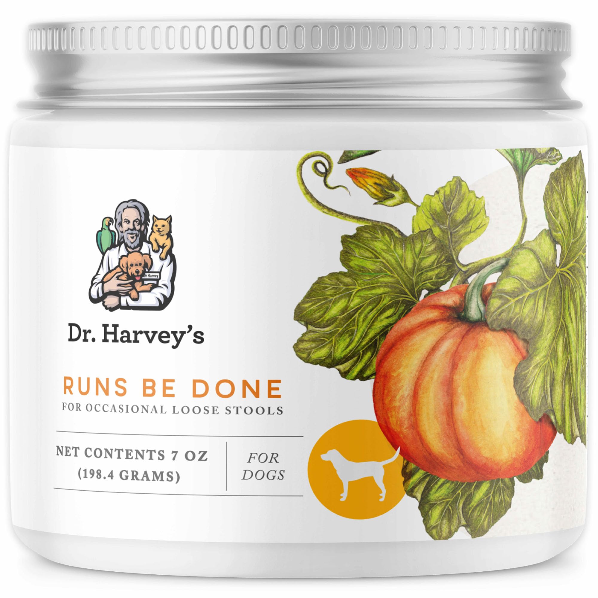 Dr. Harveys Runs Be Done Anti-Diarrheal Digestive Tract Supplement for Dogs (7 Ounces)