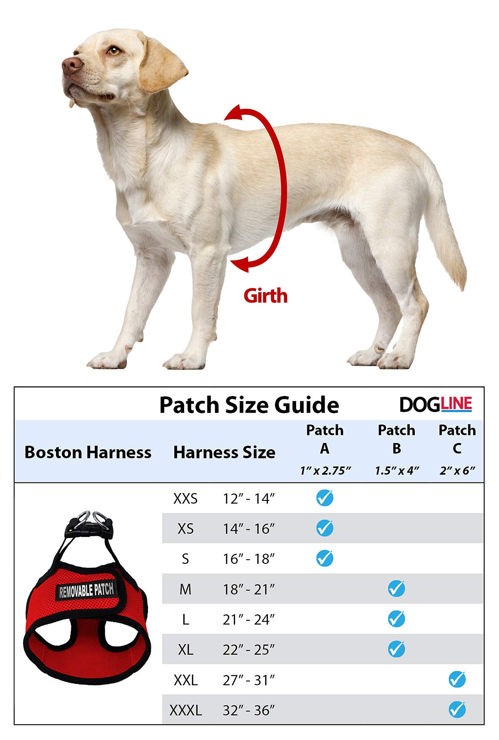 Dogline Boston Step In Mesh Dog Harness With Blind Dog Patch No Choke Pet Vest Soft Gentle Padded Chest Halter For Puppies Small Medium And Large Dogs 16 To 18 Inches Girth Royal Blue