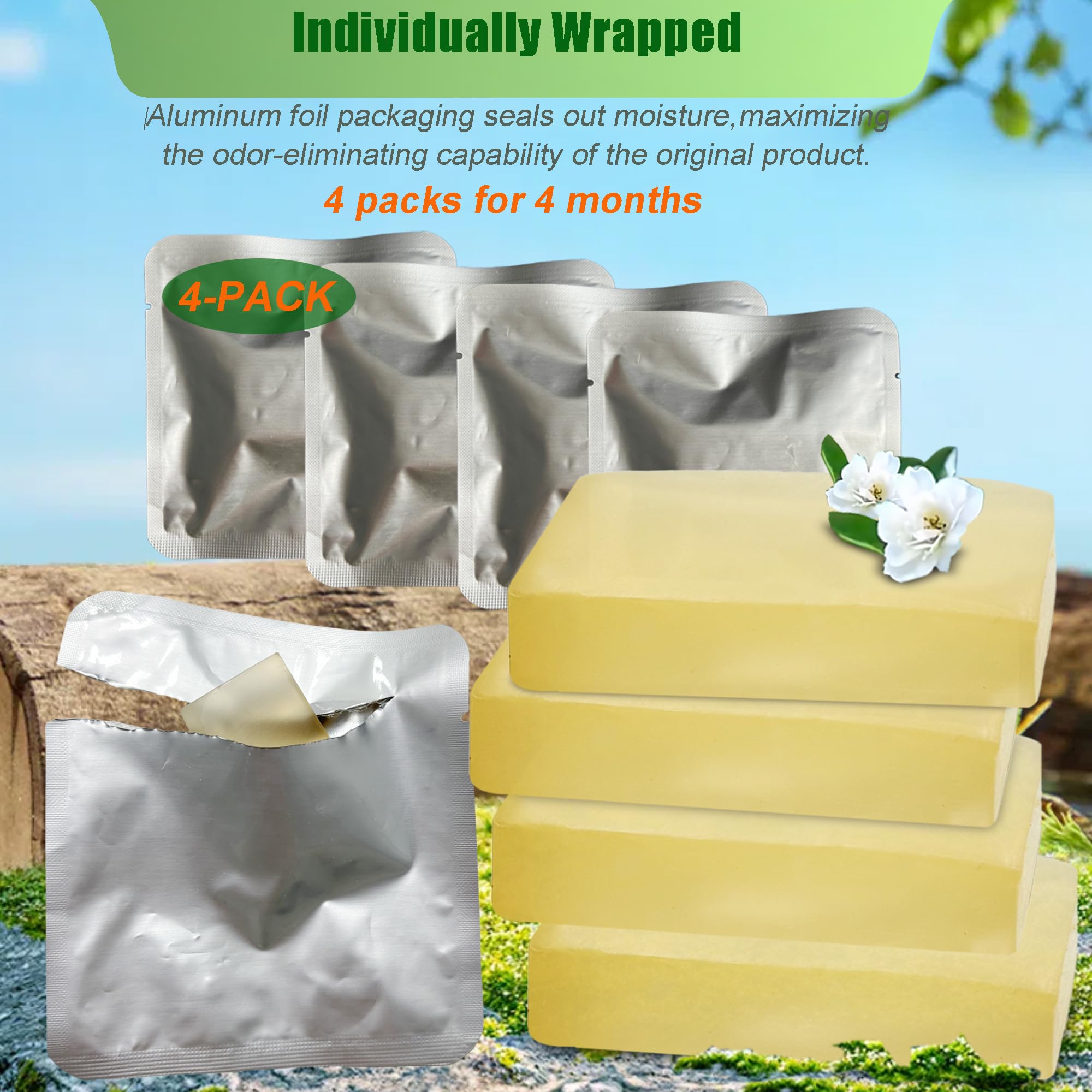 Replacement Odor Eliminator For Meowant Self-Cleaning Cat Litter Box, Cat Toilet Deodorizer Compatible With Meowant Automatic Li