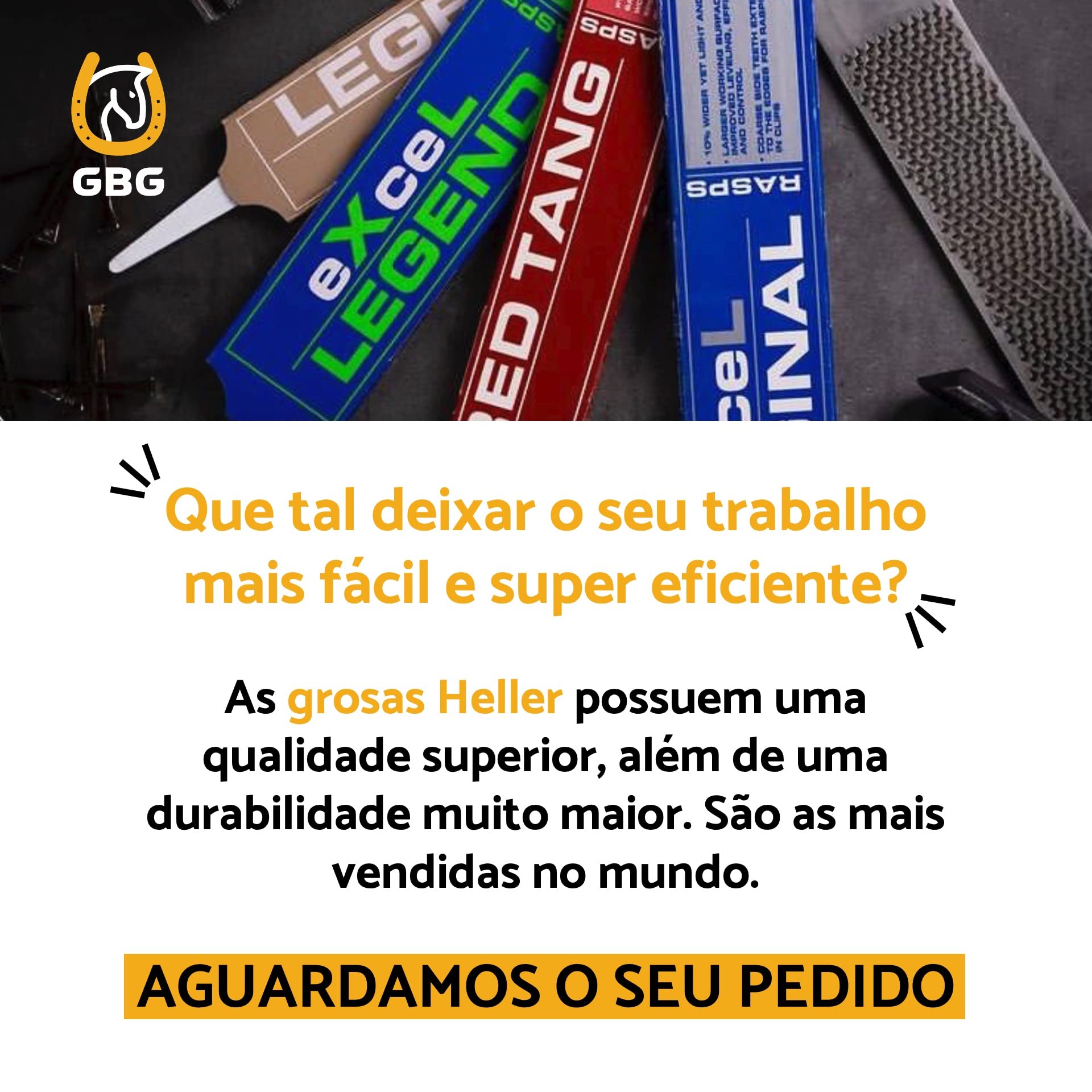 Heller Farrier Hoof Rasp Heller Excel 14in