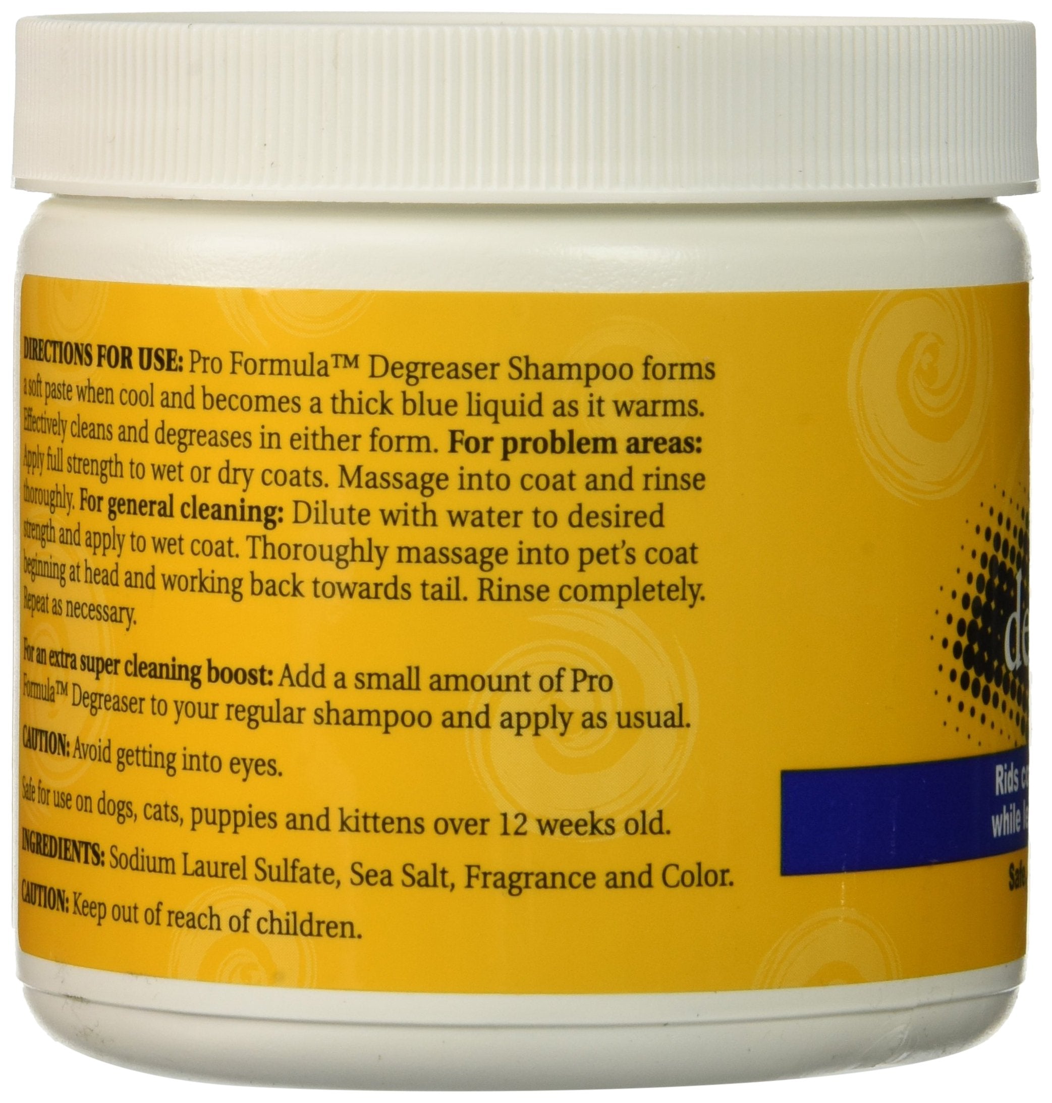 Top Performance Pro Formula Dog And Cat Degreaser, 16-Ounce,Black