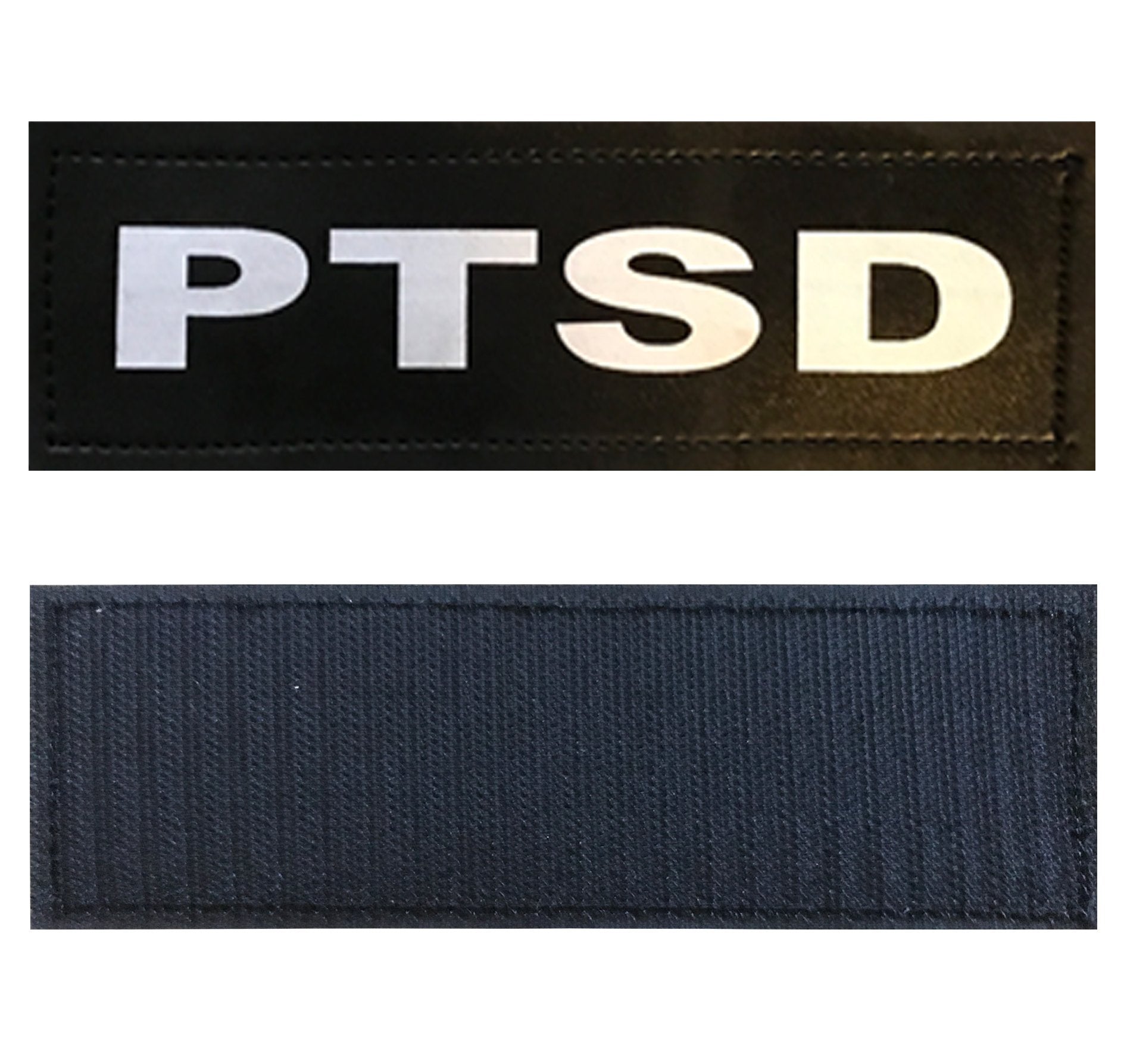 Ptsd - (2) Ptsd Patches For Service & Non-Service Dogs (Xxs - Med)