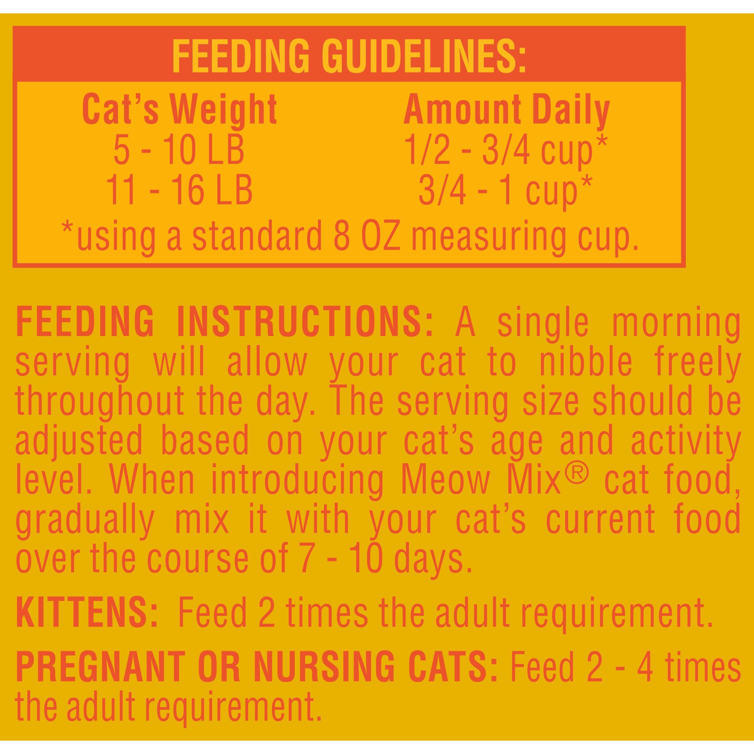 Meow Mix Original Choice Dry Cat Food, 3.15 Pound (Pack of 4)