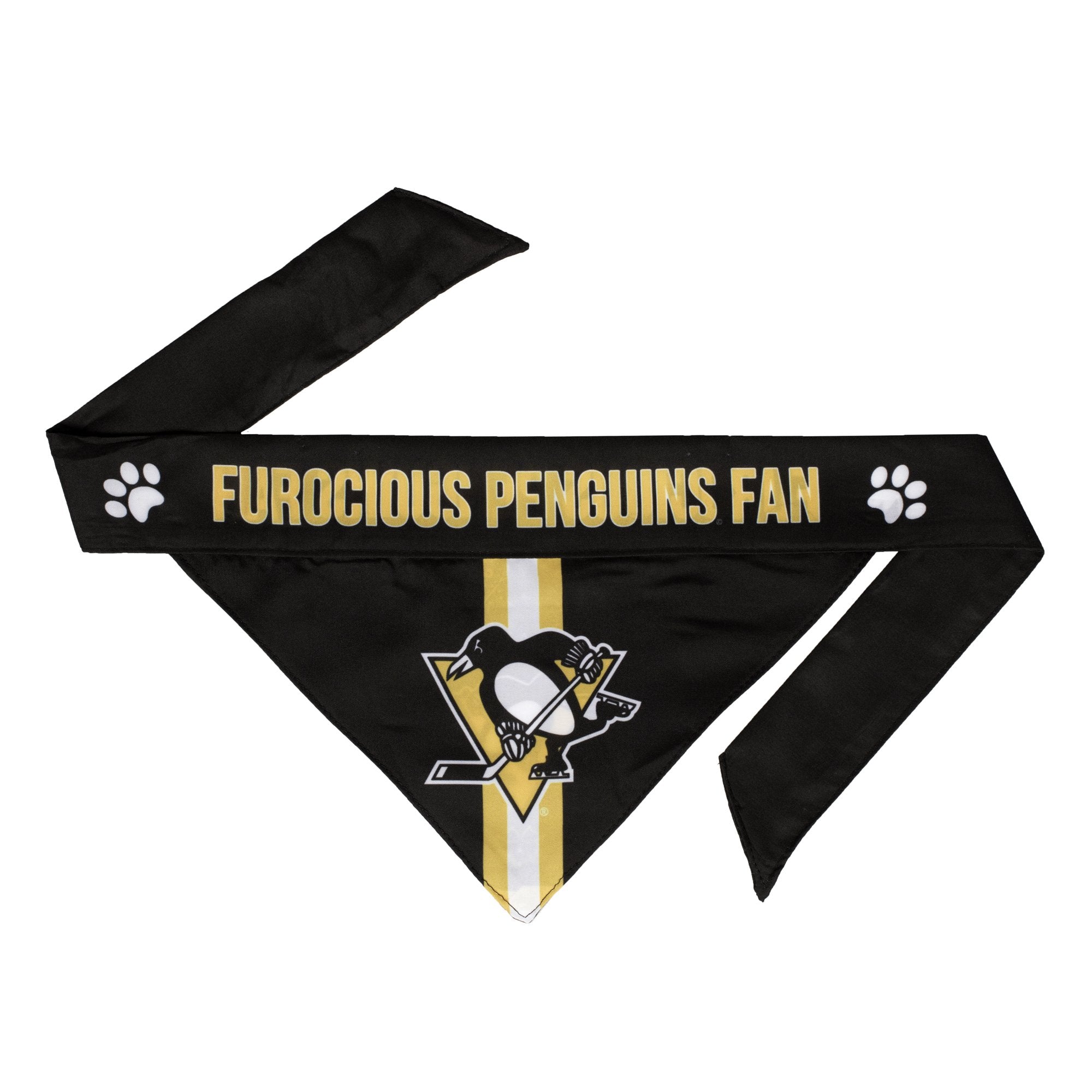 Littlearth Unisex-Adult Nhl Pittsburgh Penguins Pet Bandana, Team Color, X-Large