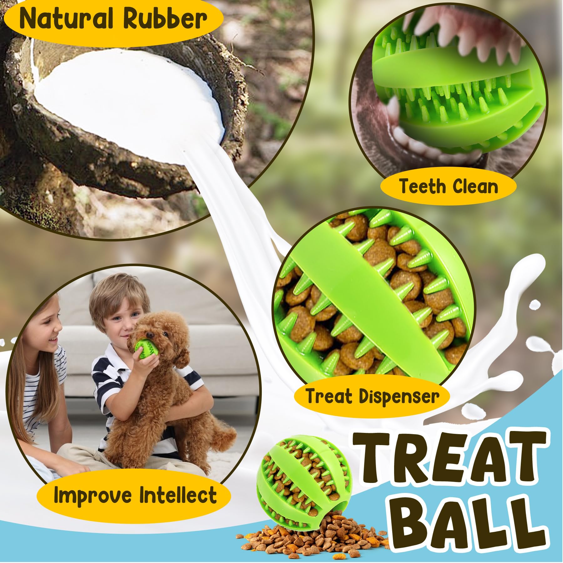 Zeaxuie 9 Pack Luxury Puppy Toys for Teething Small Dogs, Puppy Chew Toys with Cute Squeaky Dog Toys, Ball and More Rope Dog Che