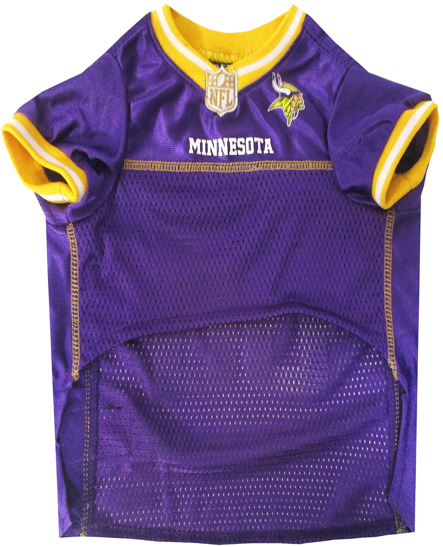 Nfl Minnesota Vikings Dog Jersey, Size: X-Large. Best Football Jersey Costume For Dogs & Cats. Licensed Jersey Shirt.