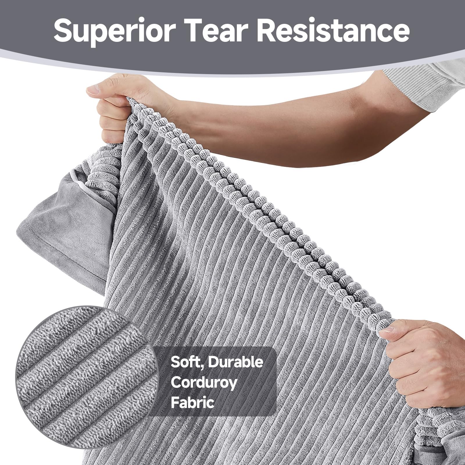 Ohgeni Orthopedic Waterproof & Machine Washable Dog Bed For Extra Large Pets, Wider & Larger Size, 25D Egg Crate Foam, Non-Slip