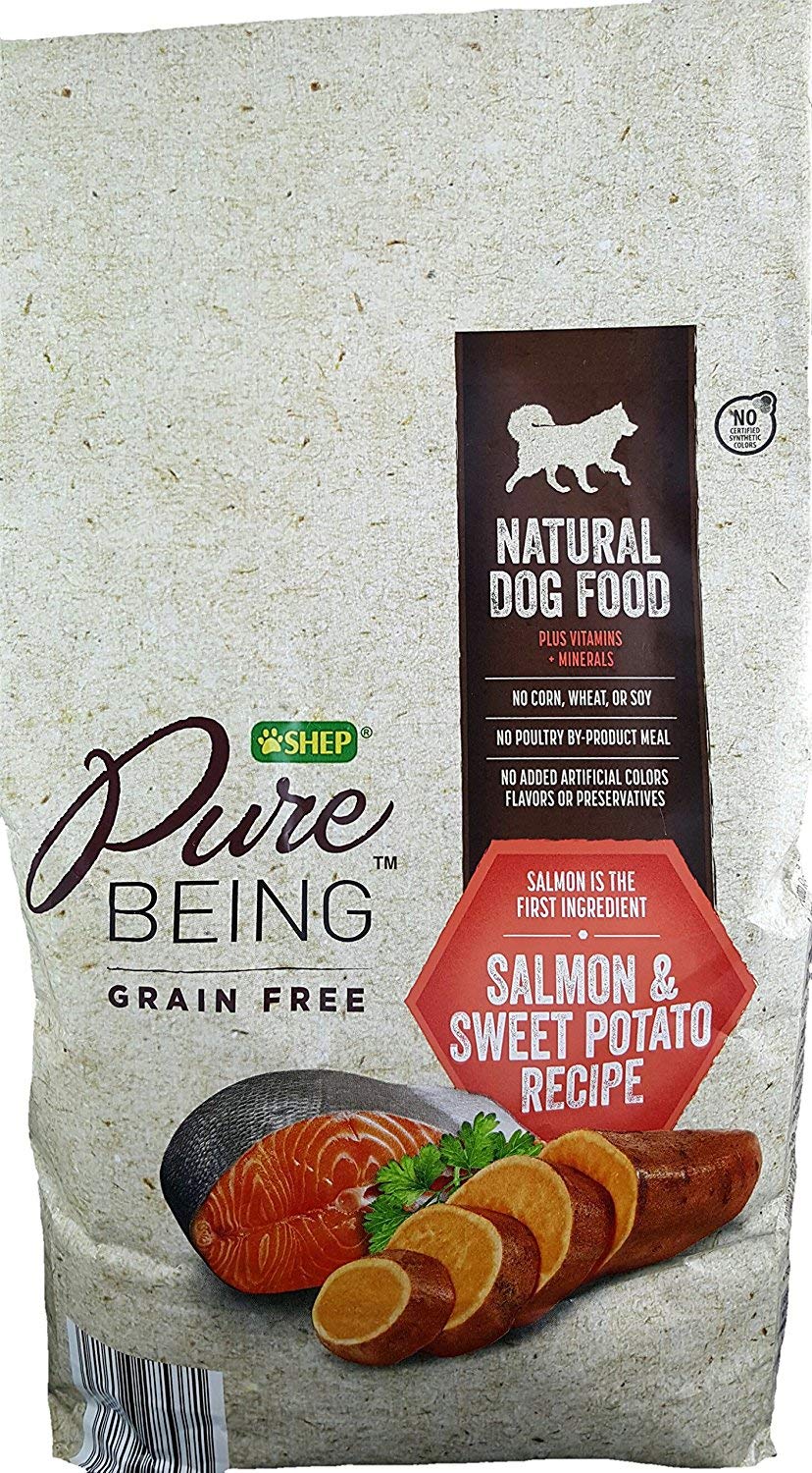 Shep Pure Being Grain Free Natural Dog Food (4lbs.) Salmon and Sweet Potatoe Recipe