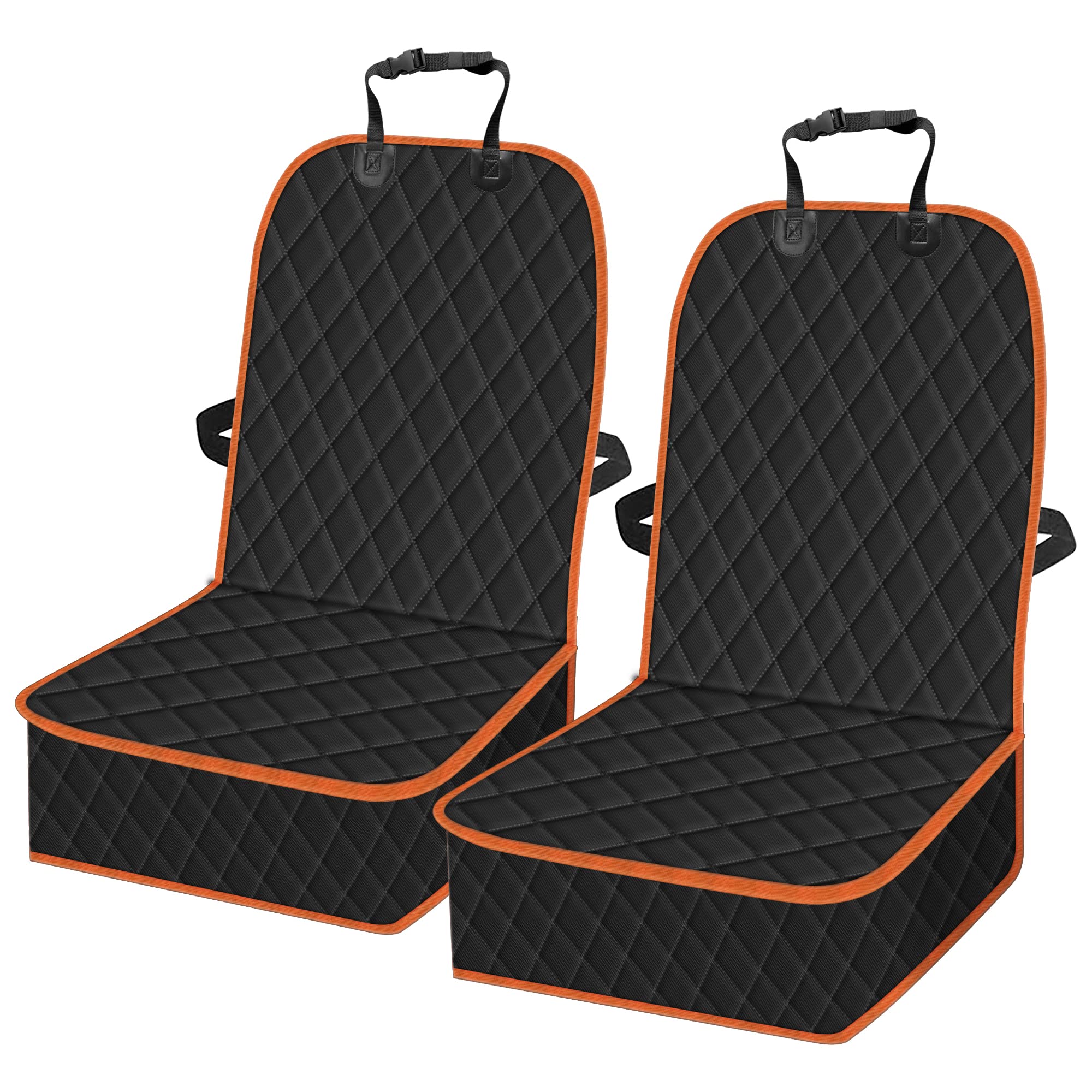 2 Packs Car Front Seat Cover For Dogs, Waterproof Pet Car Seat Protector, Nonslip Scratch-Proof Dog Seat Cover For Cars, Trucks 