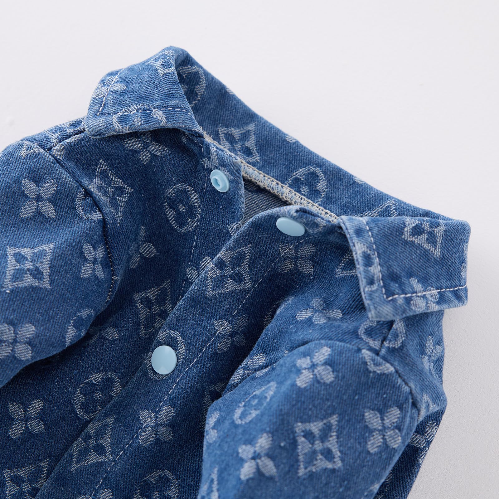 Fashionable Denim Dog Jacket, Suitable For Small To Medium-Sized Dogs To Wear All Year Round, Machine Washable, Cw009 (Xx-Large)