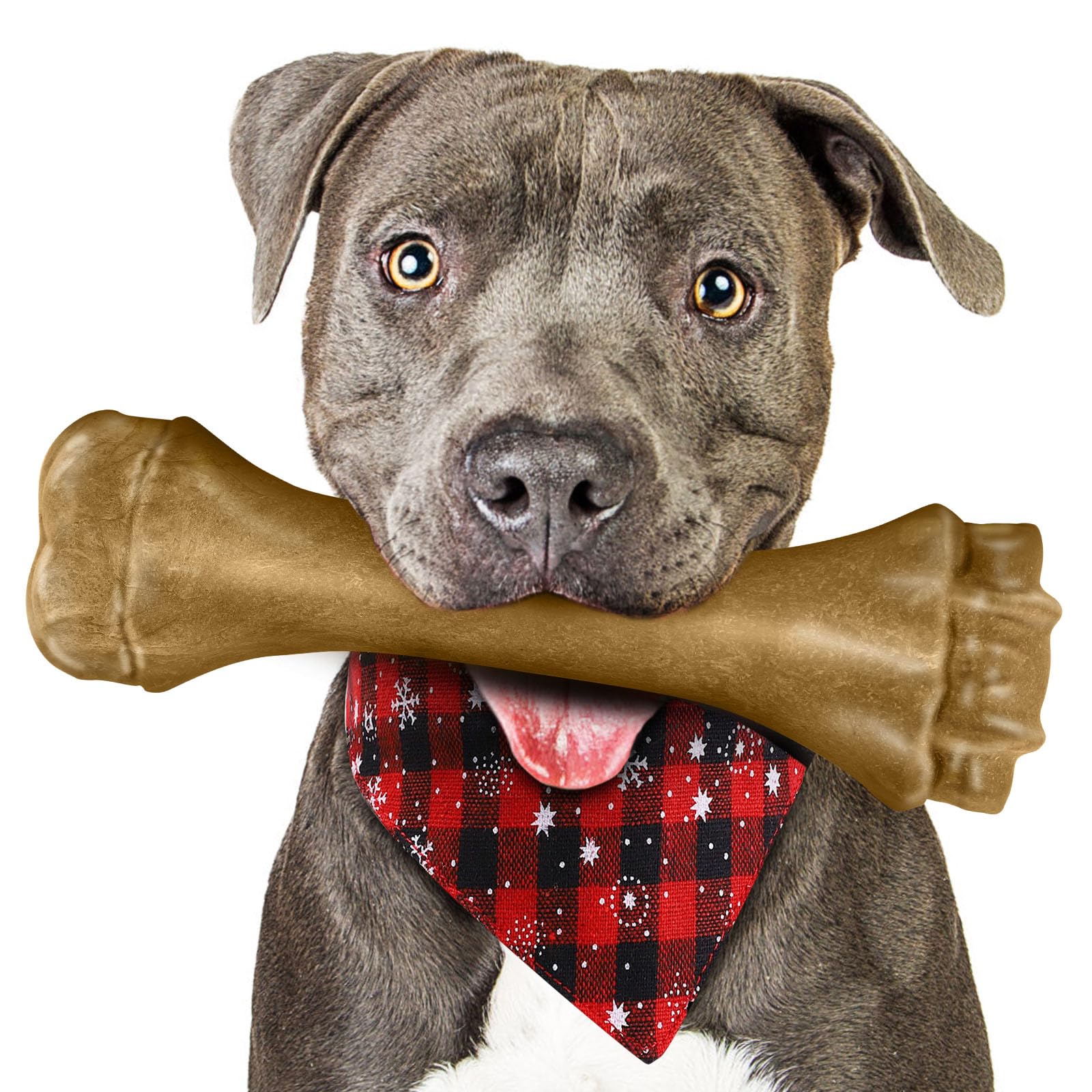 Puptily Dog Toys For Aggressive Chewers, Indestructible Bones For Aggressive Chewers, Tough Puppy Chew Toy For Heavy Duty Dogs, 
