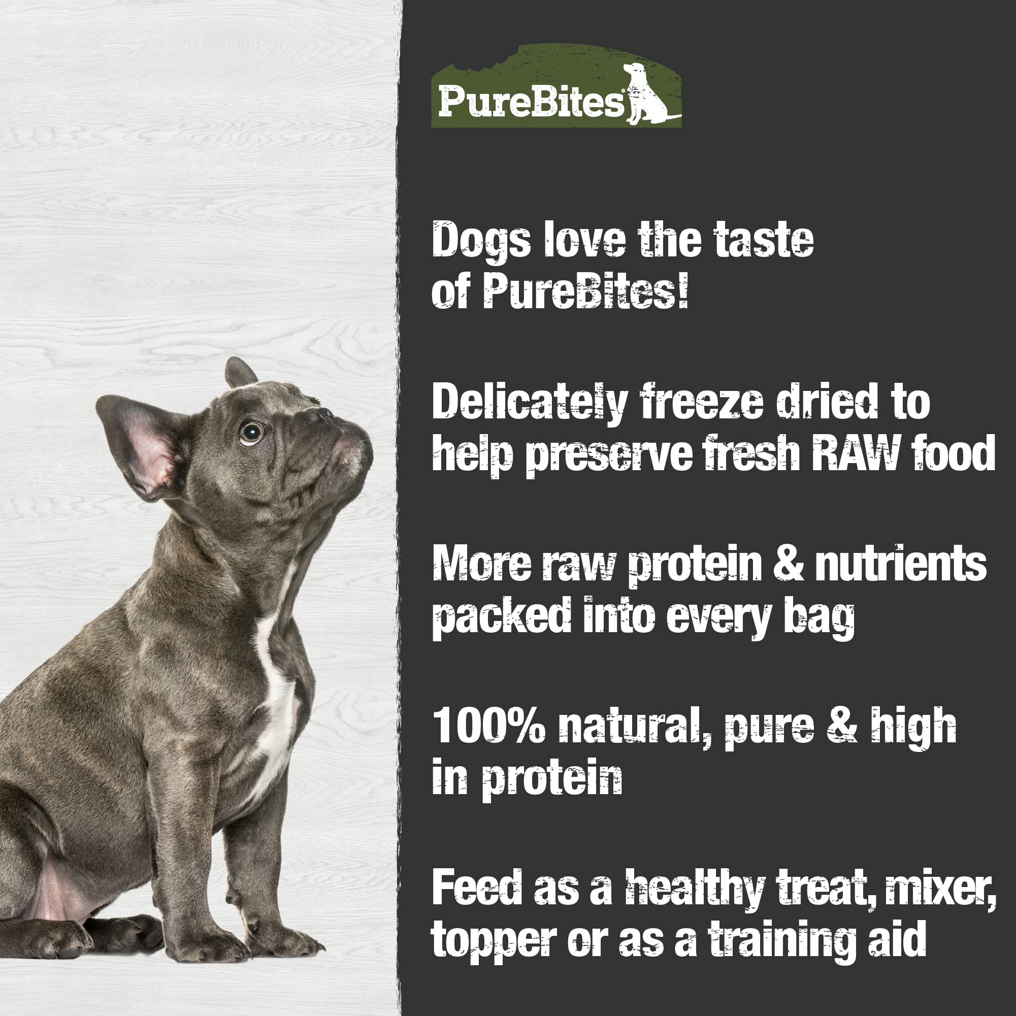 Purebites Beef Liver For Dogs, 4.2Oz / 120G - Mid Size