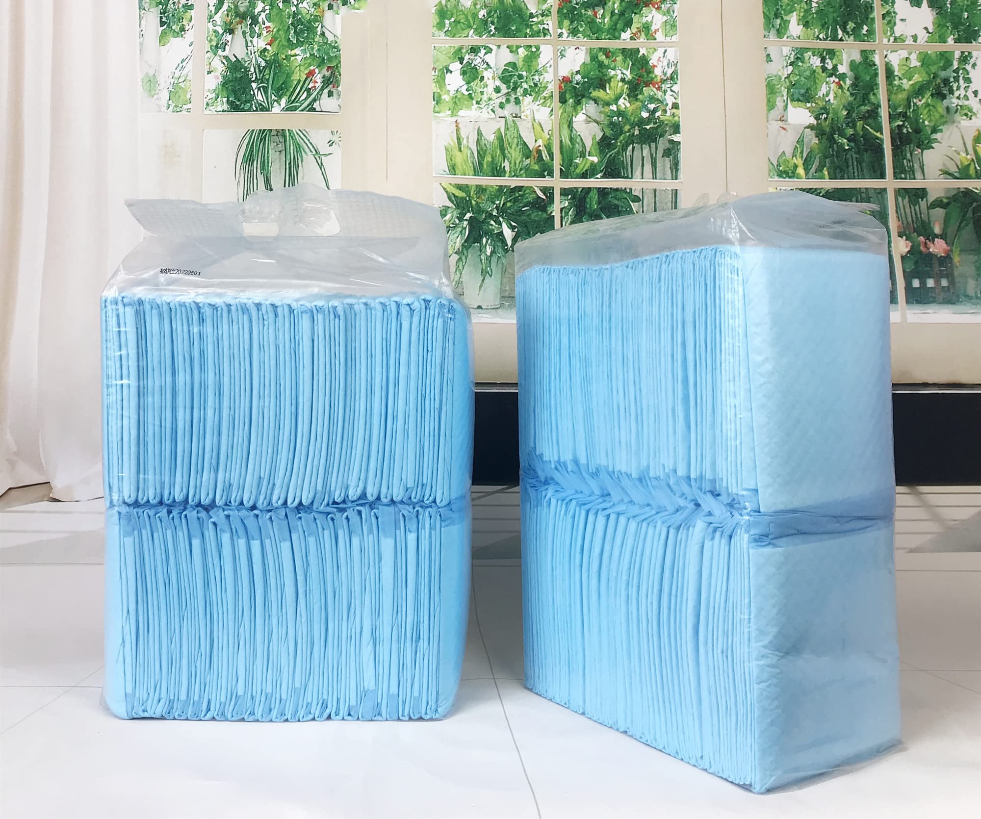 TBM Puppy Pads Large Size Pack of 100 (23.6x23.6) Super Absorbent Puppy Training Pads Anti Slip Dog Training Pads - No Leaking Q