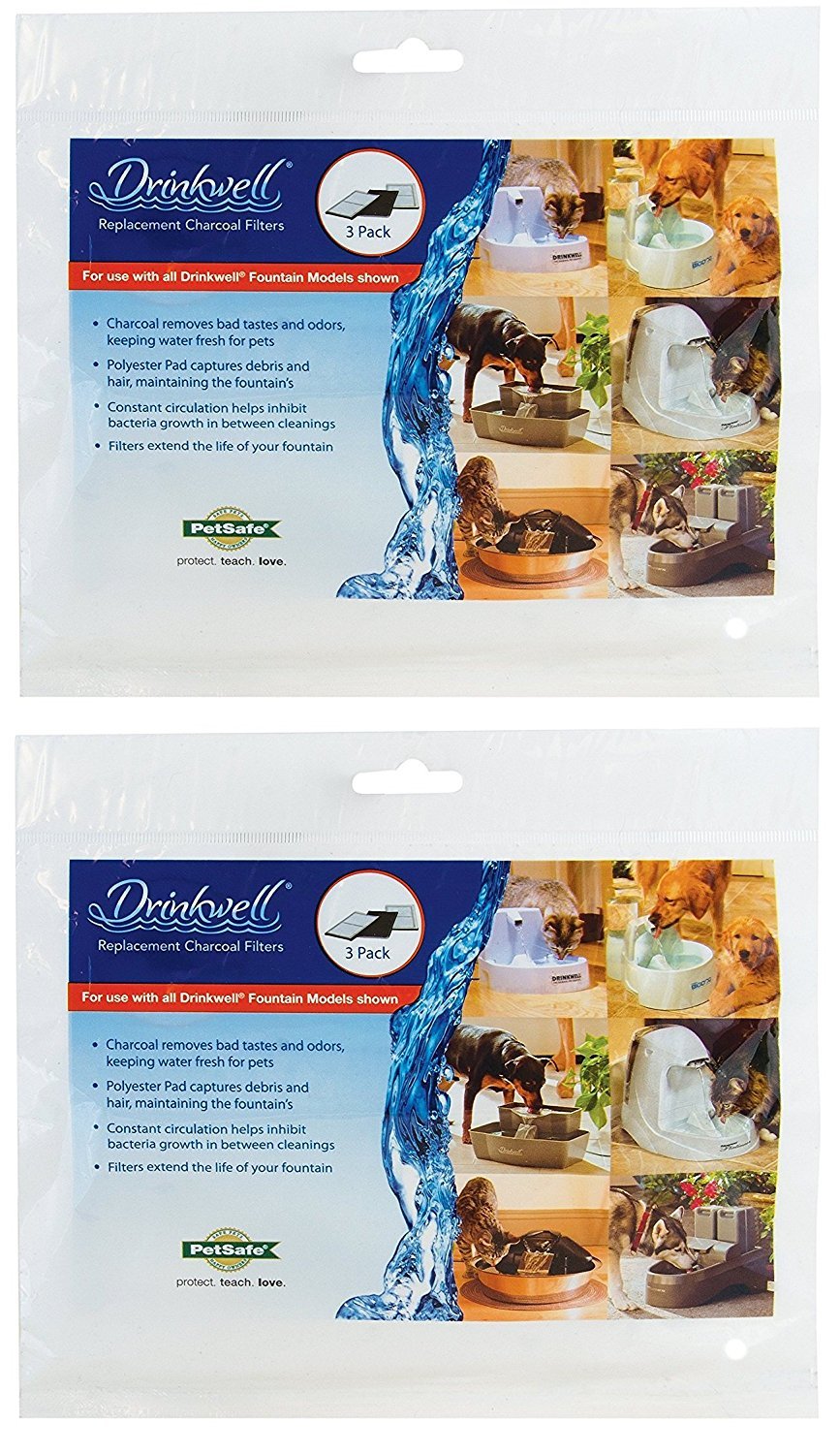 Petsafe Drinkwell Replacement Carbon Filter - 6 Pack