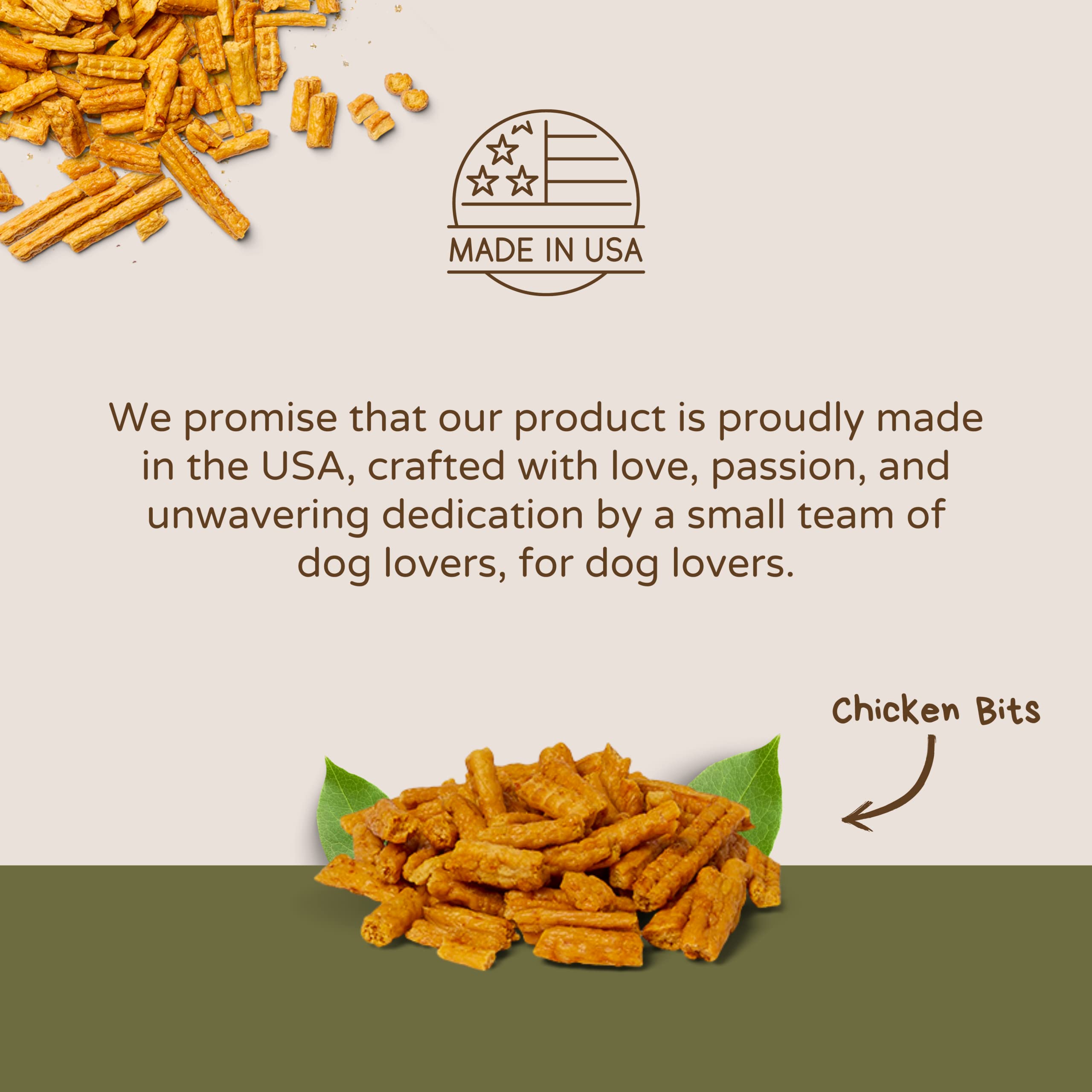 Boulder Dog Food Company All Natural Bits Dog Treats, 8 Ounces (Chicken Bits)