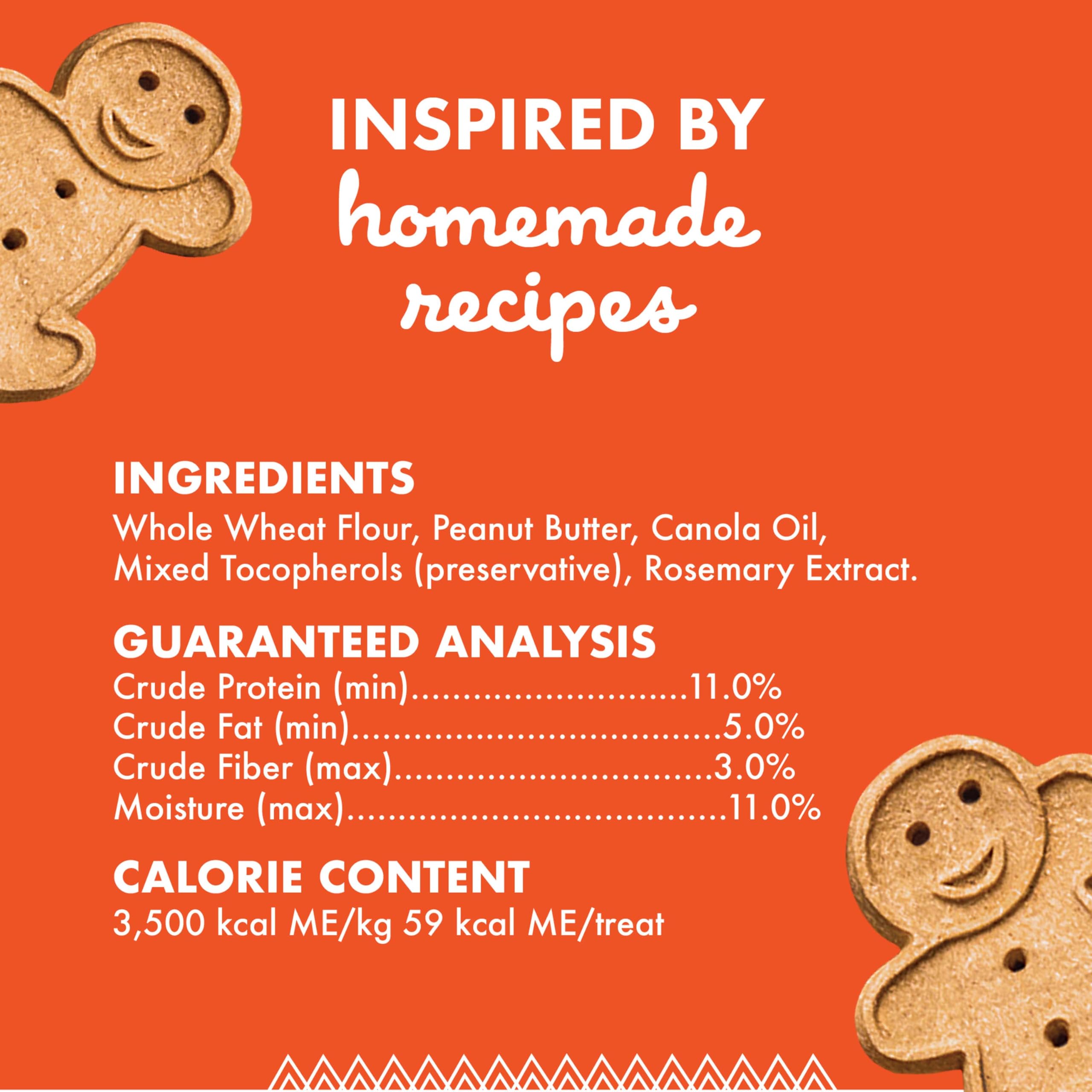 Buddy Biscuits 3.5 lbs. Bag of Crunchy Dog Treats Made with Natural Peanut Butter
