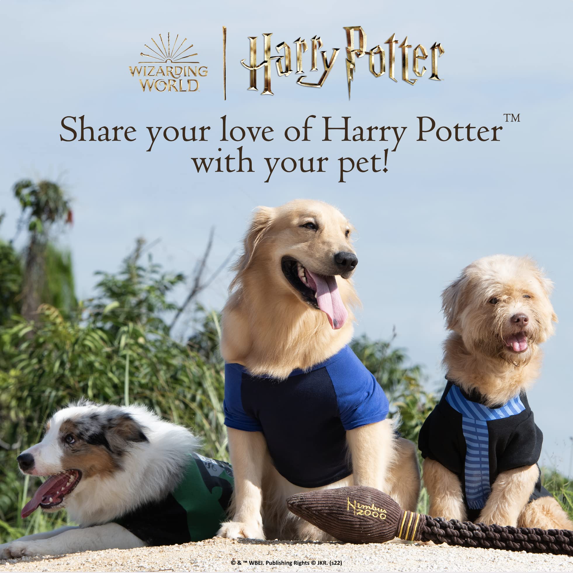Harry Potter Snitch Pet Squeaker Toy | Dog Toy Snitch Squeaker Ball | Quidditch Inspired Dog Toy for Pets | Crinkle Dog Toy, Dog