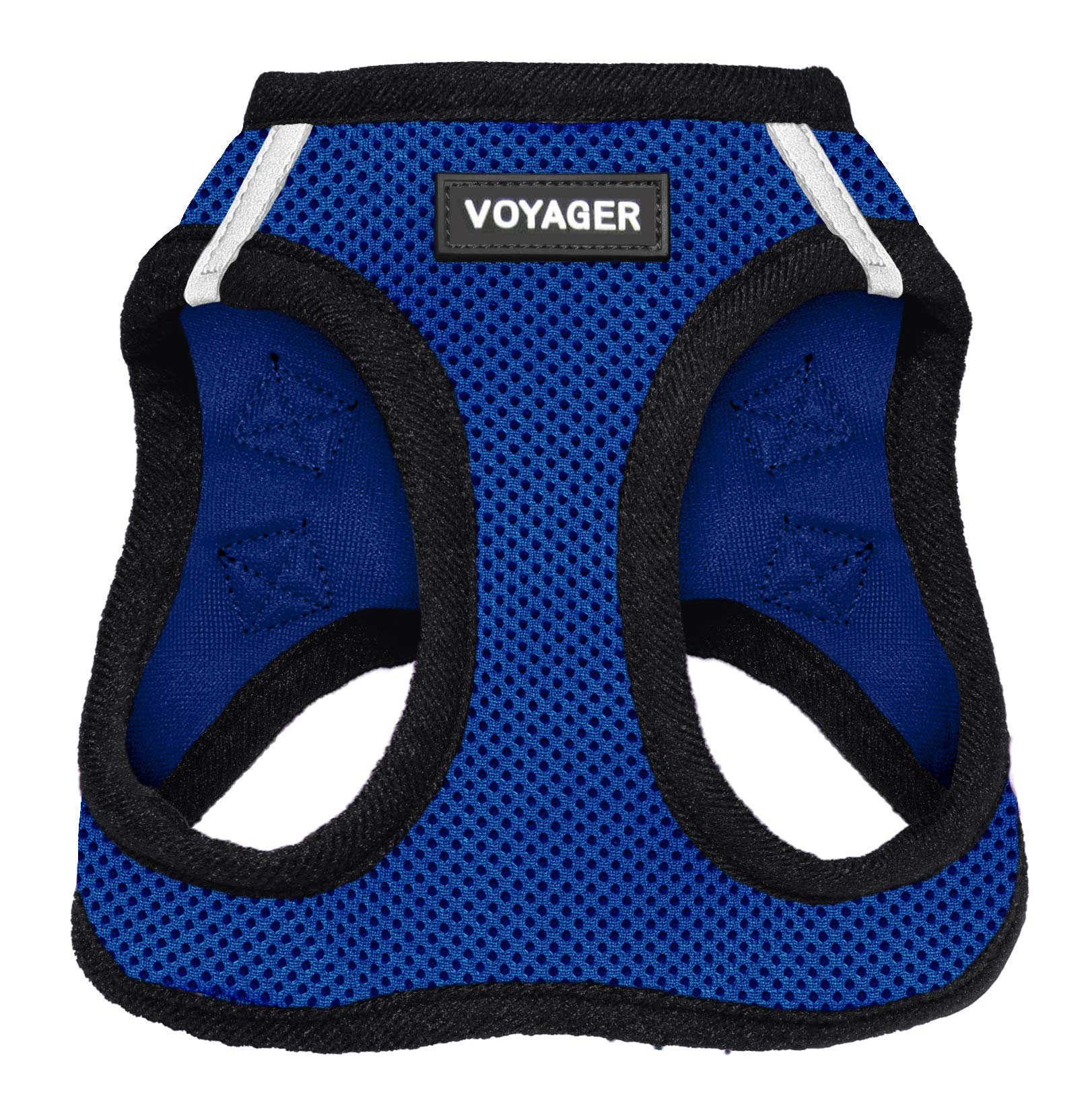 Voyager Step-In Air Dog Harness - All Weather Mesh Step In Vest Harness For Small And Medium Dogs And Cats By Best Pet Supplies - Harness (Royal Blue/Black Trim), Xl (Chest: 20.5-23')