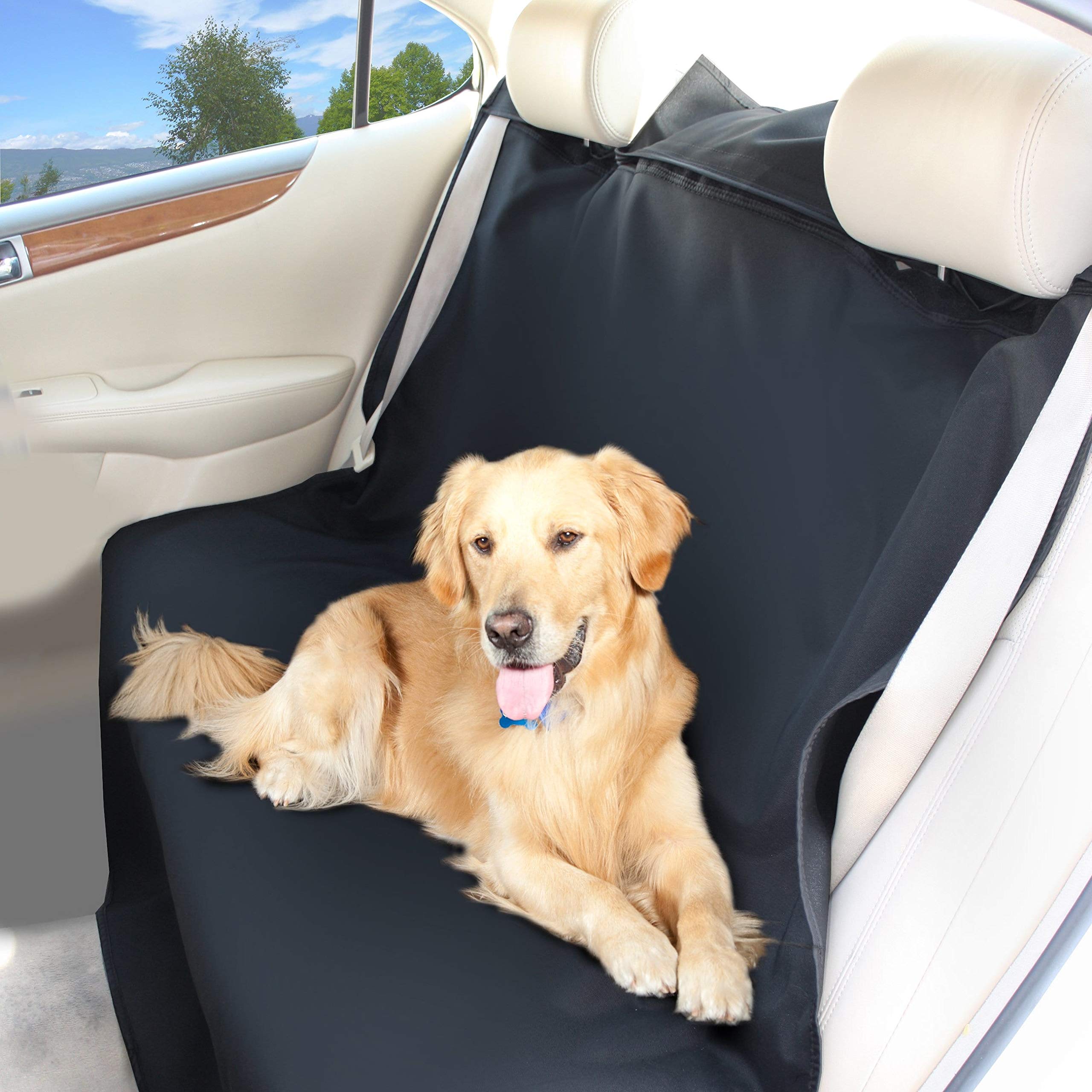 Coverking Compatible For Universal Rear Bench Seatshield Black With Tpr Backing