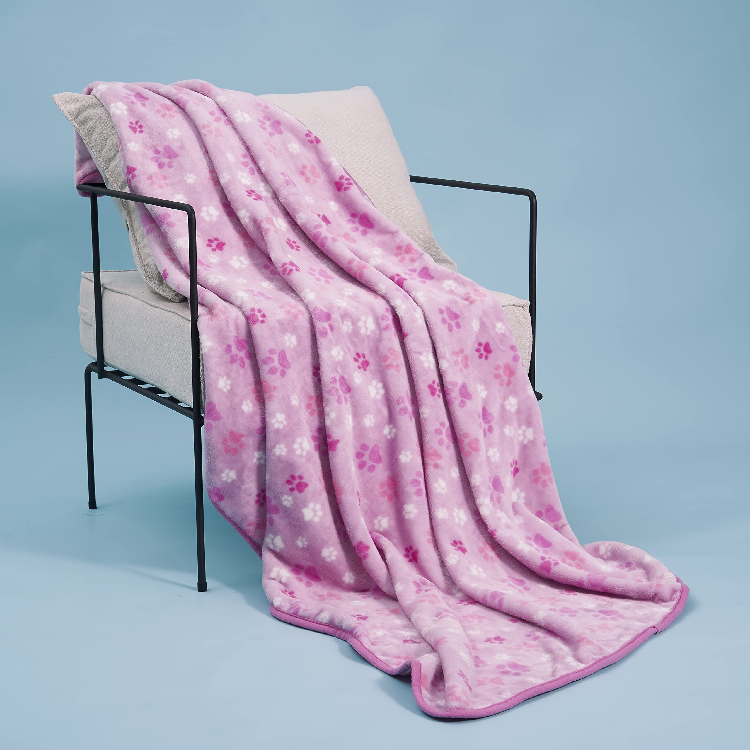 Allisandro Luxurious Dog Blanket, Extra Softness 350 GSM Flannel Fleece Pet Throw for Small Medium and Large Dogs Puppies and Ca