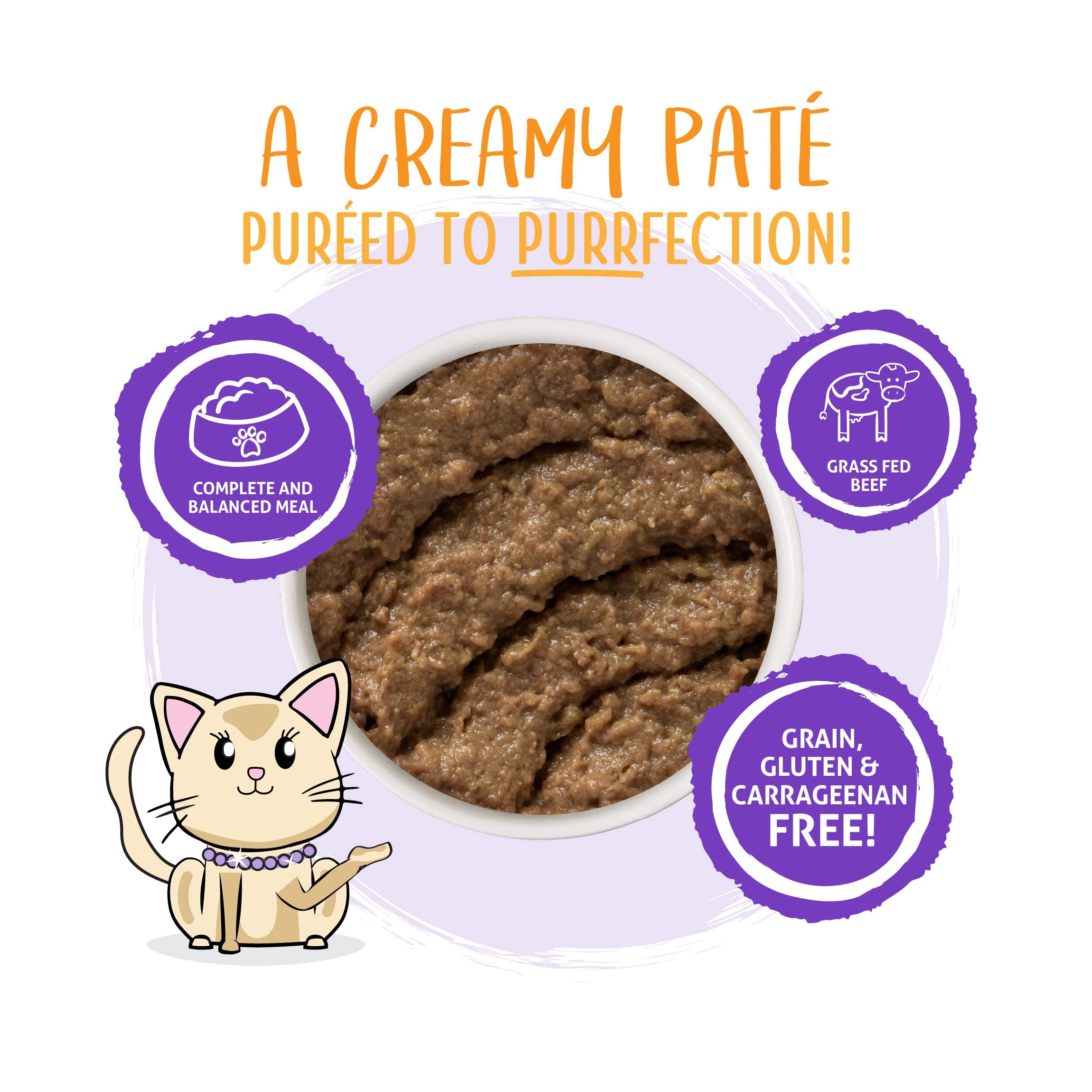Weruva Classic Cat Pat  , Meal or No Deal! with Chicken & Beef, 3oz Can (Pack of 12)