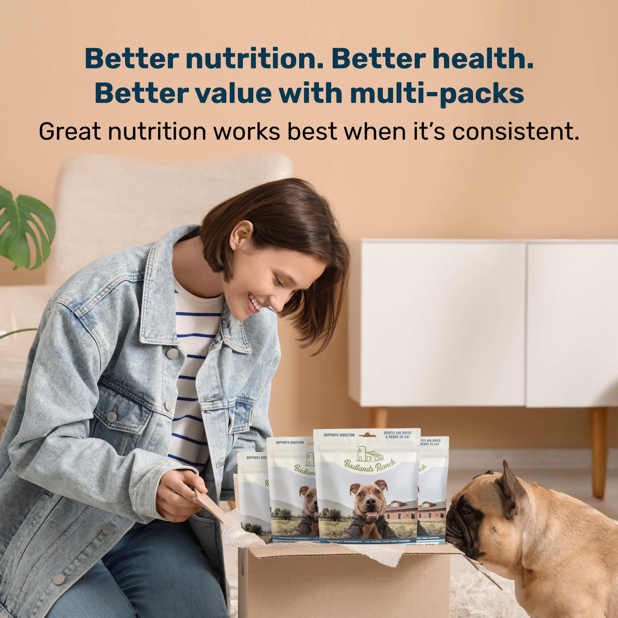BADLANDS RANCH - Superfood Complete, Air-Dried Adult Dog Food - High Protein, Zero Fillers, Superfood Nutrition by Katherine Hei