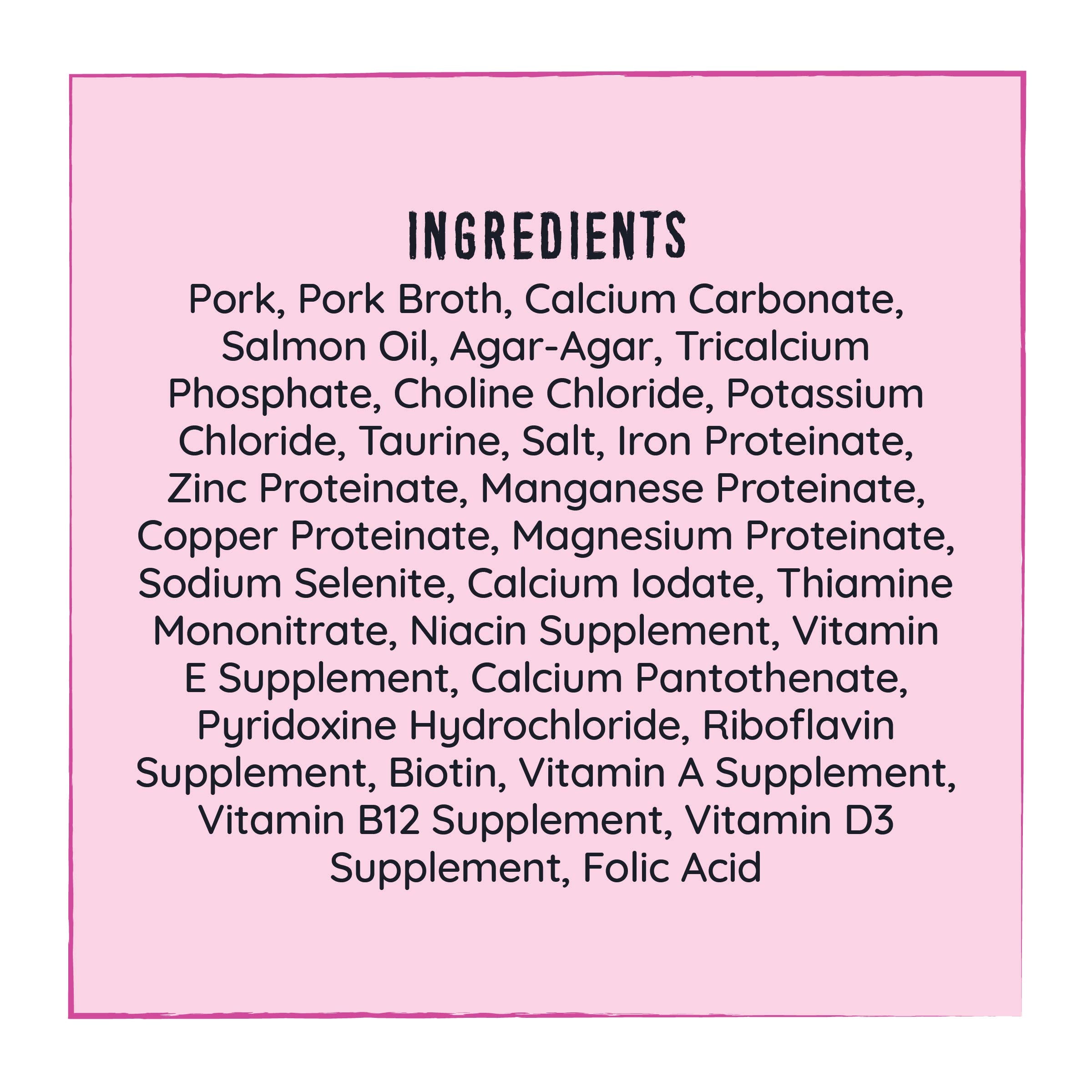 Hound & Gatos Wet Cat Food, 98% Pork, Grain Free Pate Cat Food, Real Meat, High Protein, Limited Ingredients, No Additives, 5.5