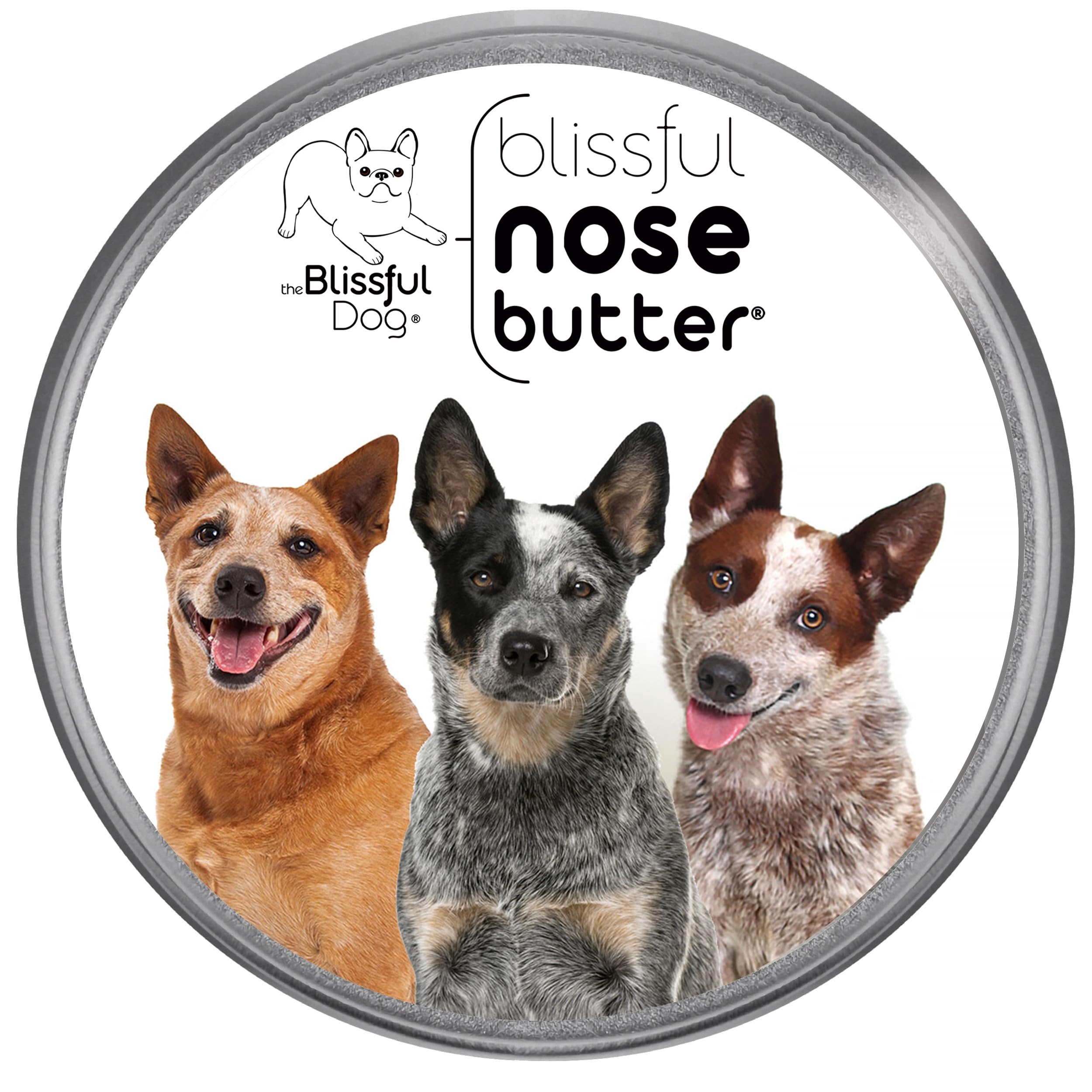 The Blissful Dog Australian Cattle Dog Unscented Nose Butter - Dog Nose Butter, 8 Ounce