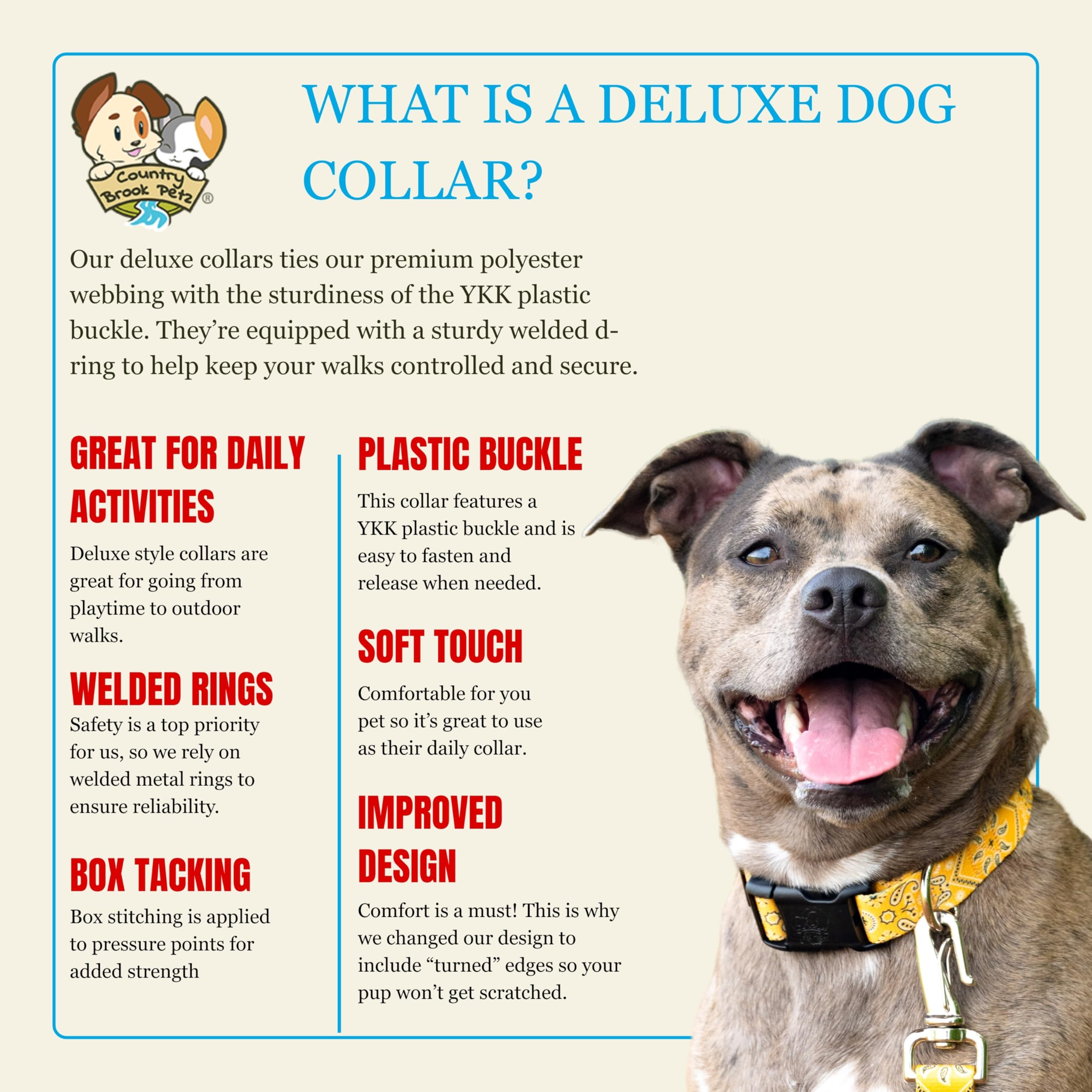 Country Brook Petz - Deluxe Copper Mesa Dog Collar - Made In The U.S.A. - Country And Western Collection Featuring Rustic Design