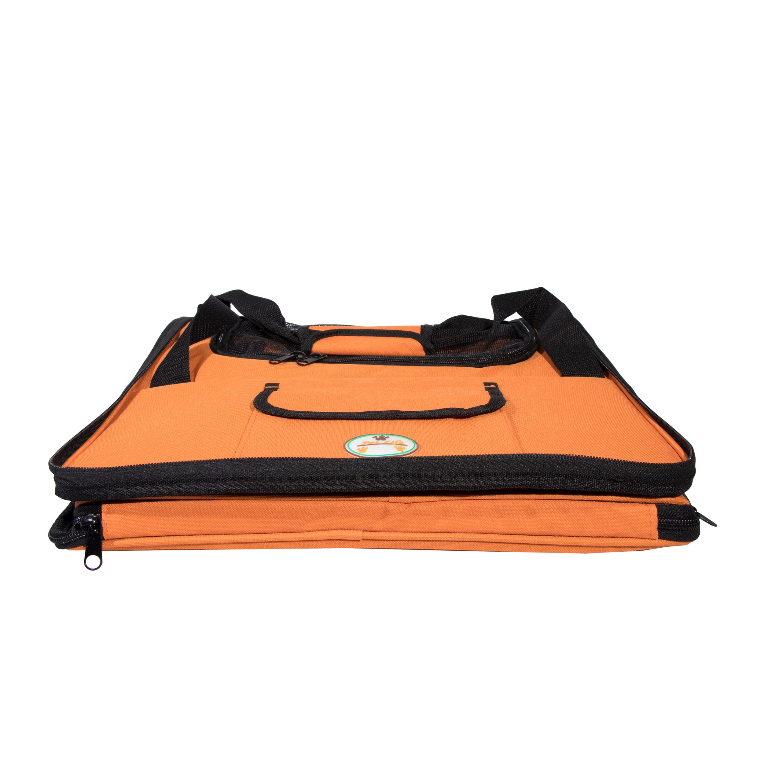 Pet Life Ultra-Lock Collapsible Safety Travel Dog Carseat - Wire Folding Pet Carseat Dog Carrier with seat Belt Attachment cars