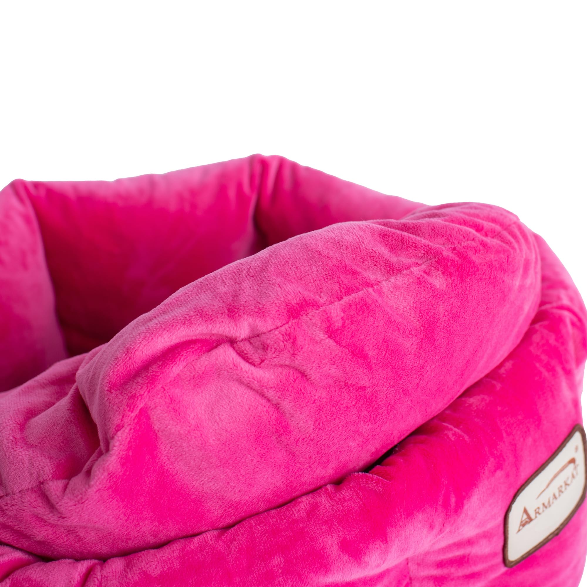 Armarkat C03CZH Cozy Pet Bed 15-Inch Diameter, Pink