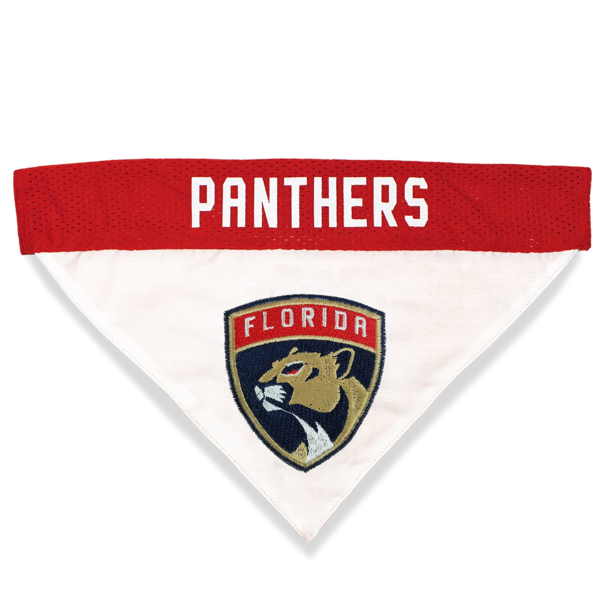 NHL FLORIDA PANTHERS BANDANA for DOGS & CATS, Small/Medium. - Cute & Stylish Bandana! The Perfect HOCKEY FAN Scarf Bandana, grea