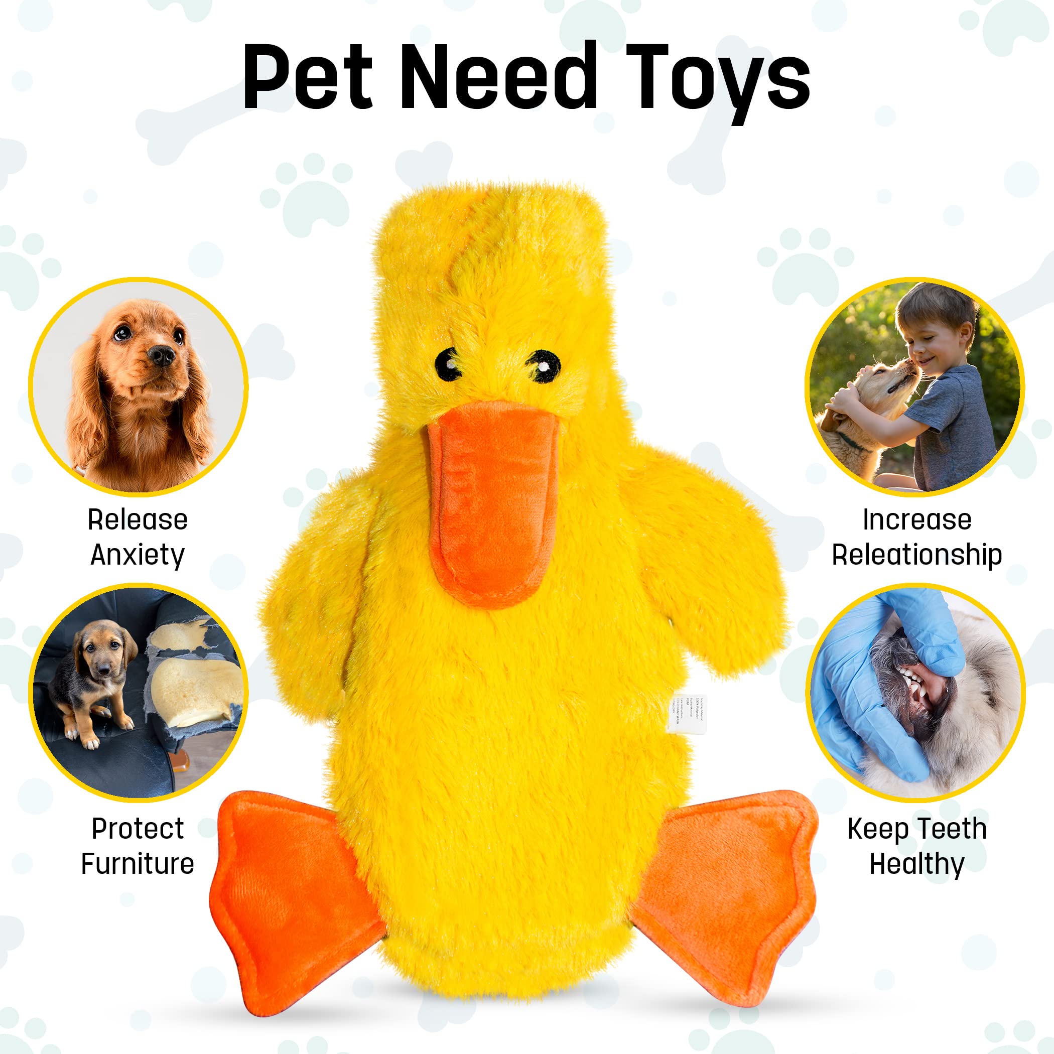 Fga Marketplace Flat No Stuffing No Squeak Plush Dog Toys, Funny Style Will Entertain Your Pet For Hours, Recommended For Small